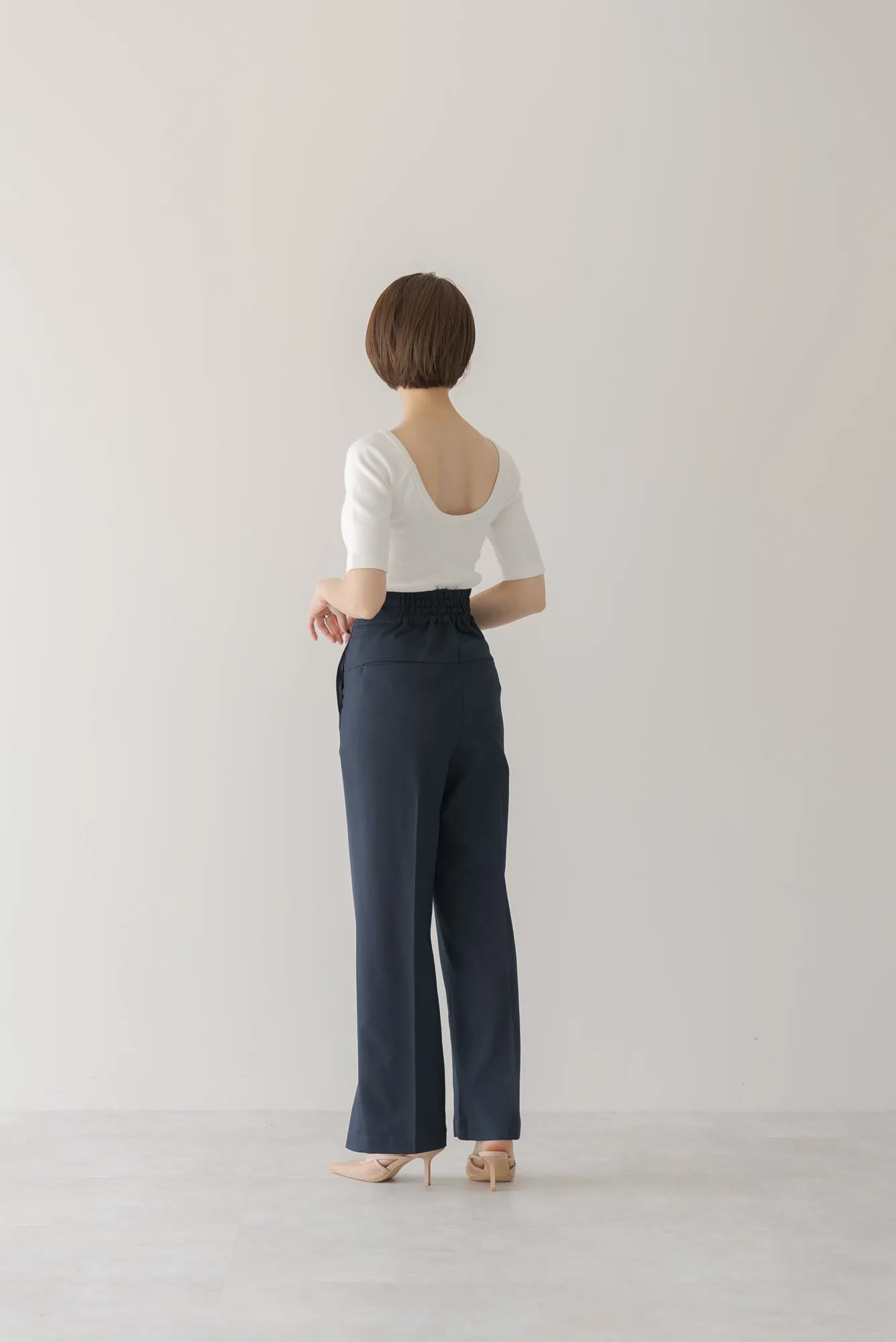 ハイウエスト ツイルパンツ ｜ HIGH WAIST TWILL PANTS