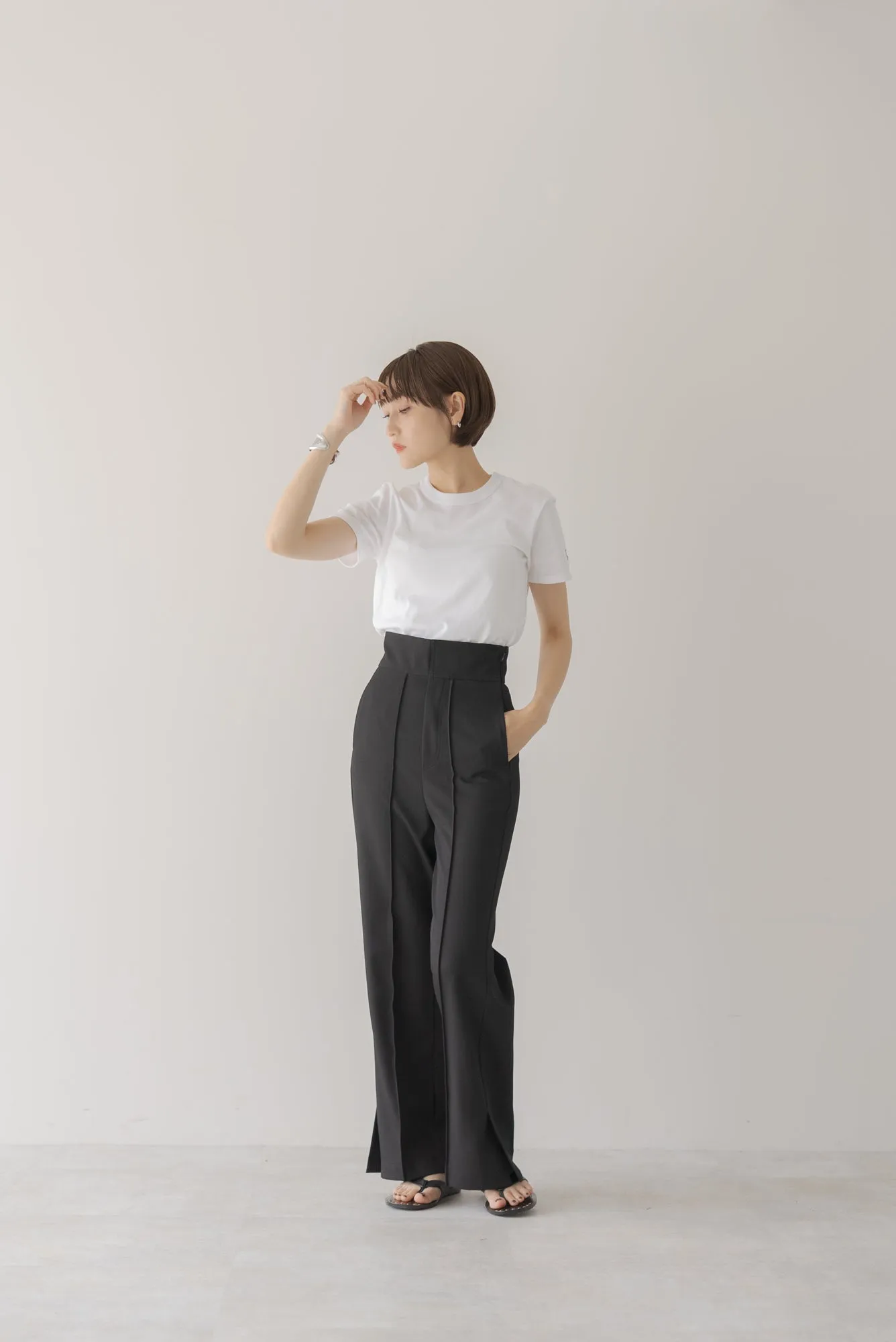 ハイウエスト ツイルパンツ ｜ HIGH WAIST TWILL PANTS