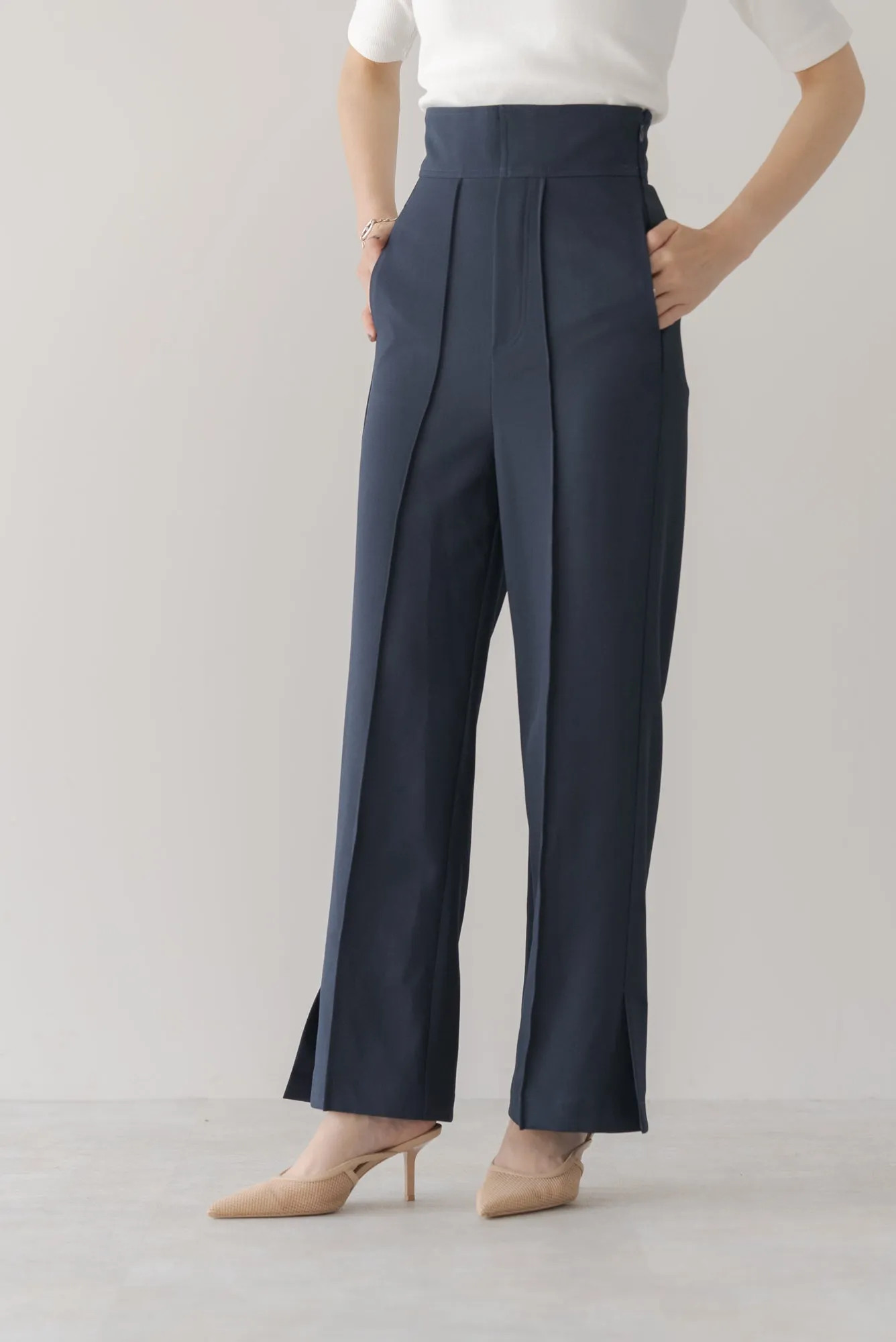 ハイウエスト ツイルパンツ ｜ HIGH WAIST TWILL PANTS