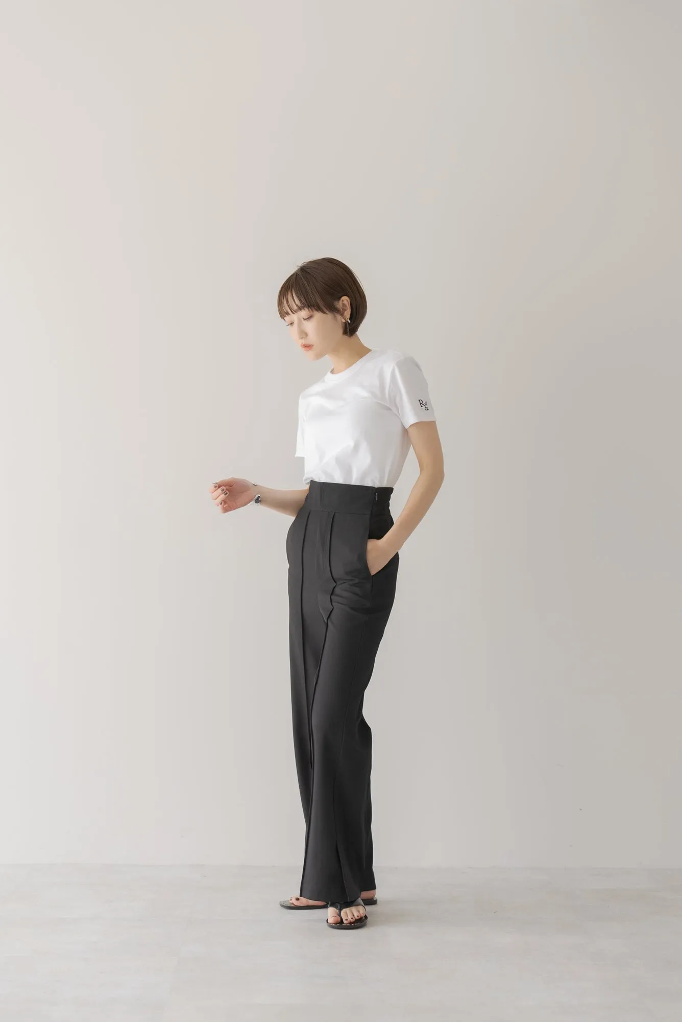 ハイウエスト ツイルパンツ ｜ HIGH WAIST TWILL PANTS