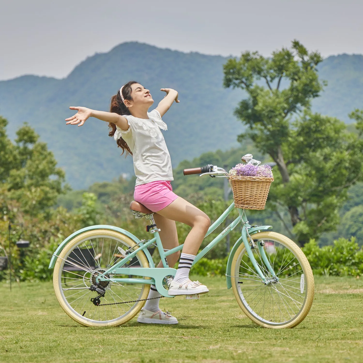 24" Hybrid Bike for Girls and Women-Sissi