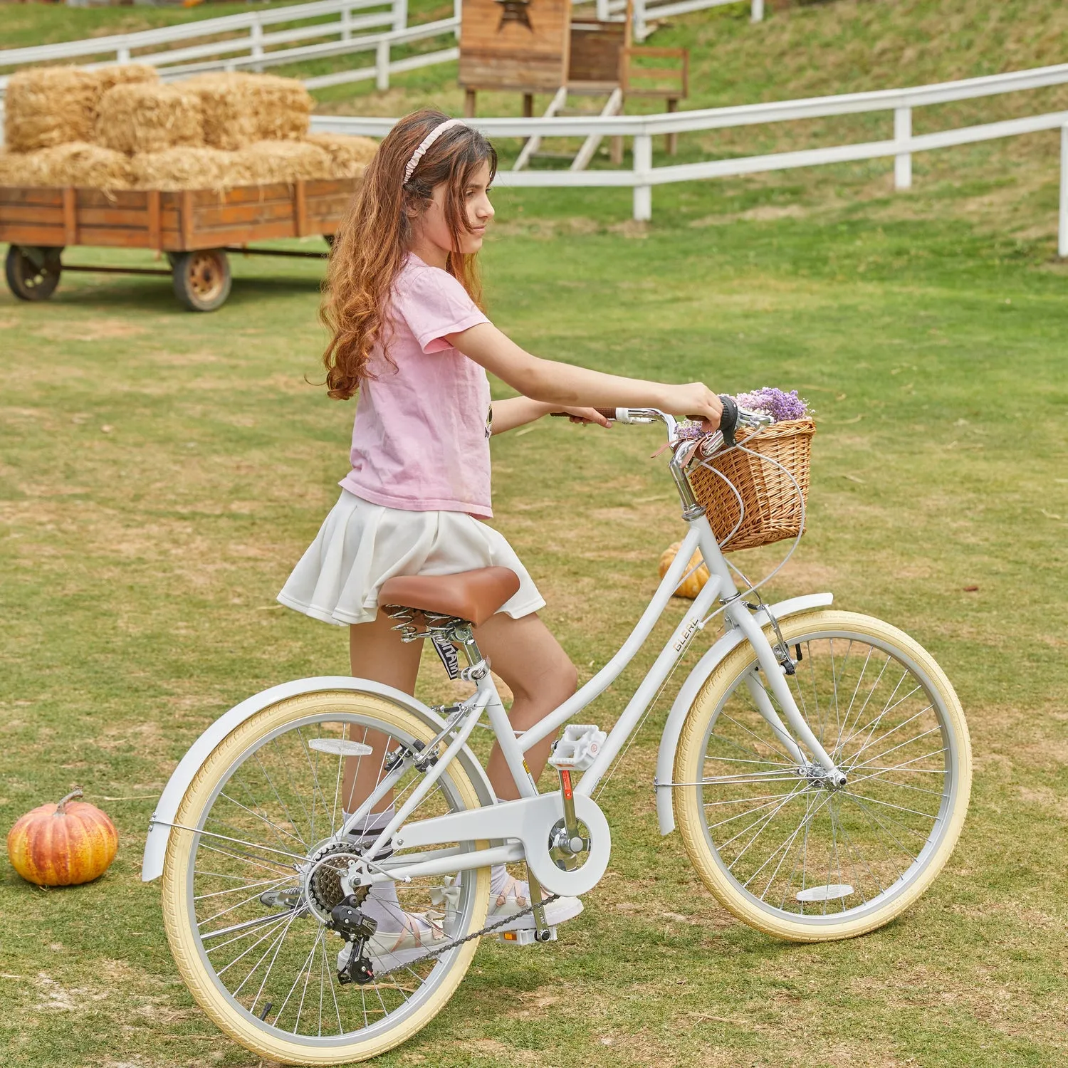 24" Hybrid Bike for Girls and Women-Sissi