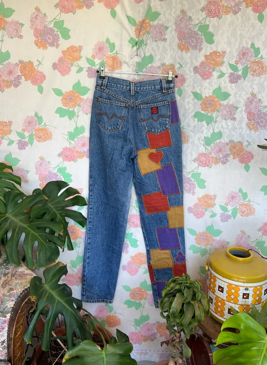 80's Iconic Denim Pants