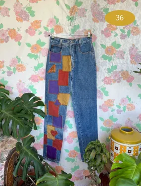 80's Iconic Denim Pants