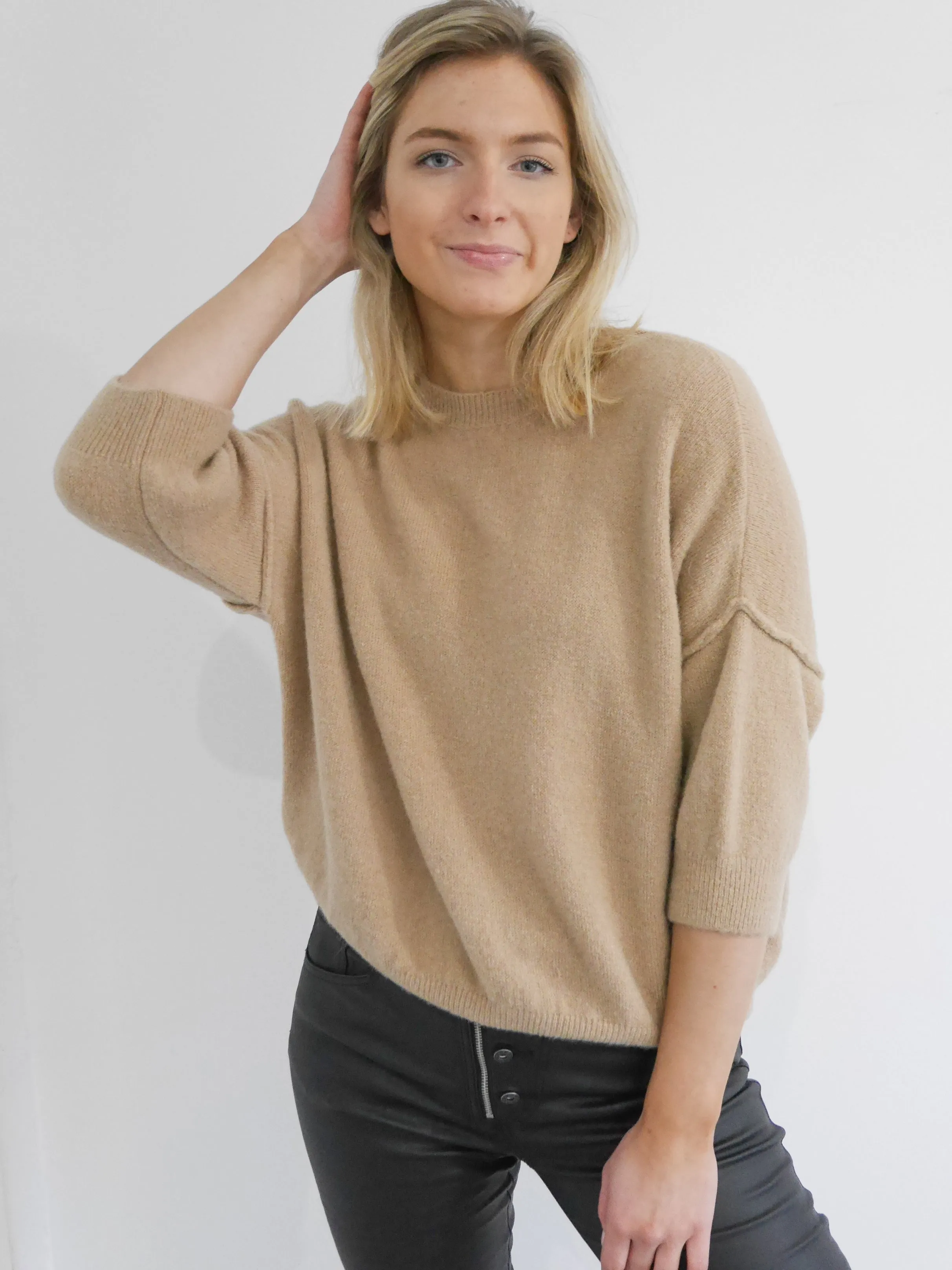 Abi Knit Camel