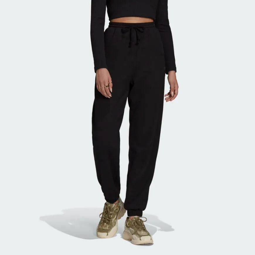 Adidas Rib Cuffed Women Original Pant Black