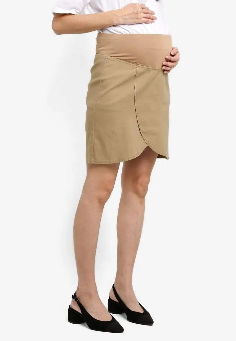 Aine High Waist Tulip Maternity Skirt