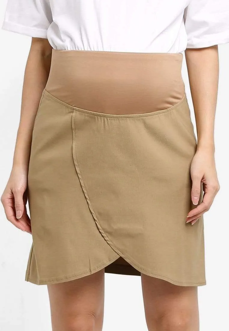 Aine High Waist Tulip Maternity Skirt