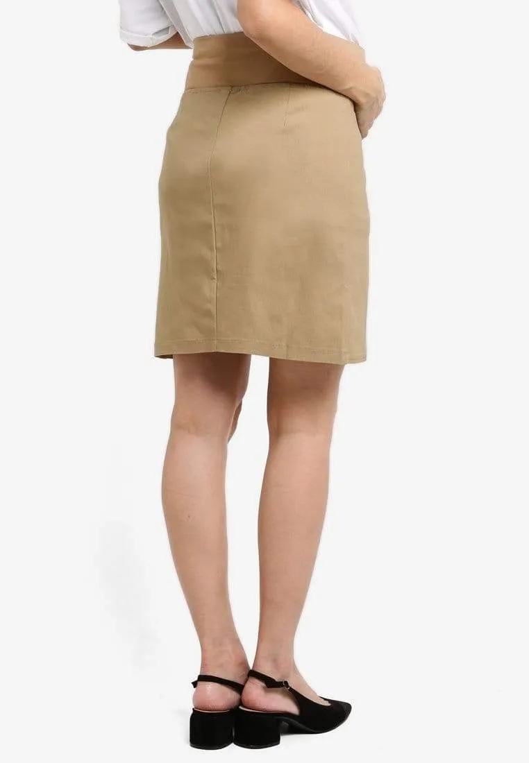 Aine High Waist Tulip Maternity Skirt