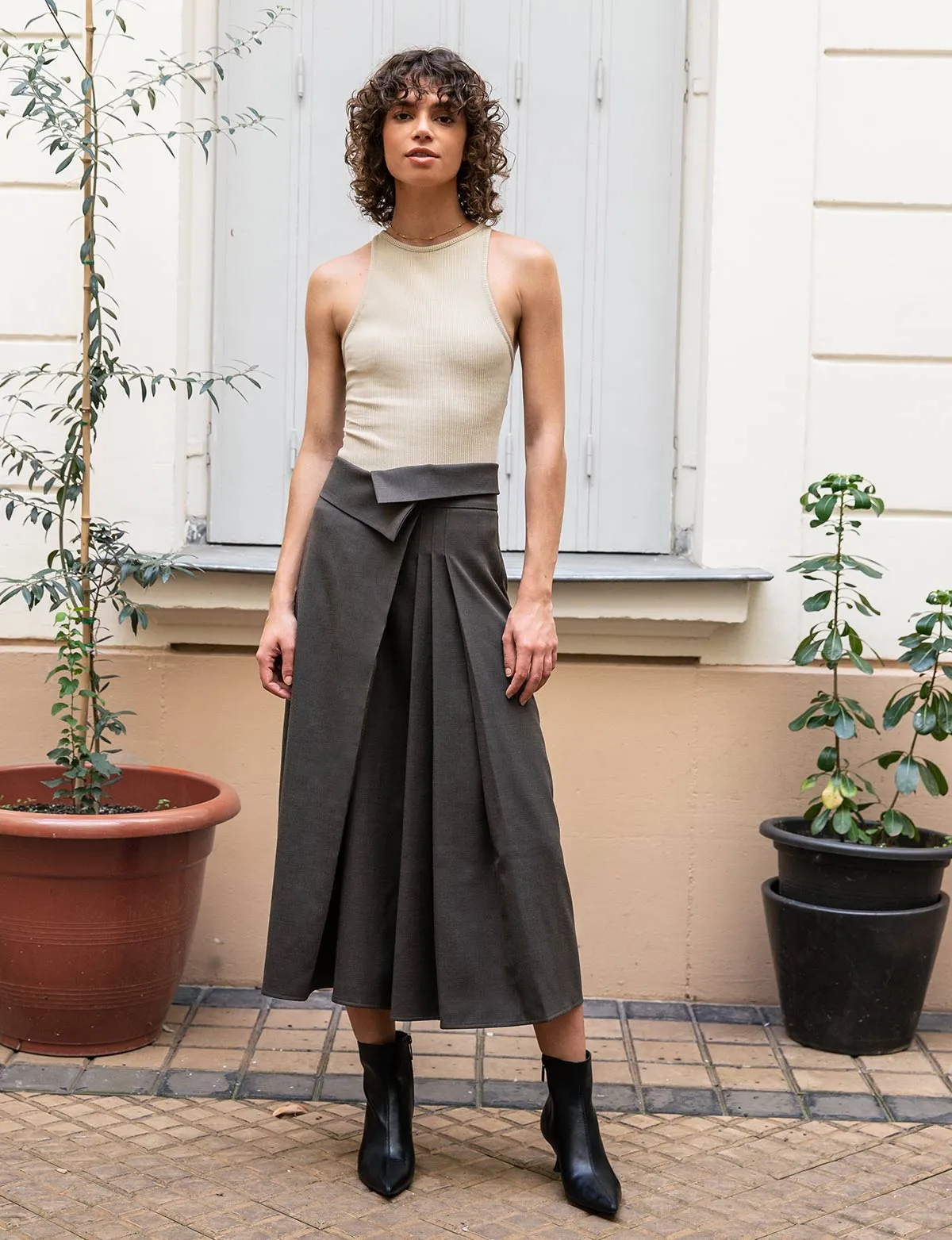 Anais Pleated Skirt