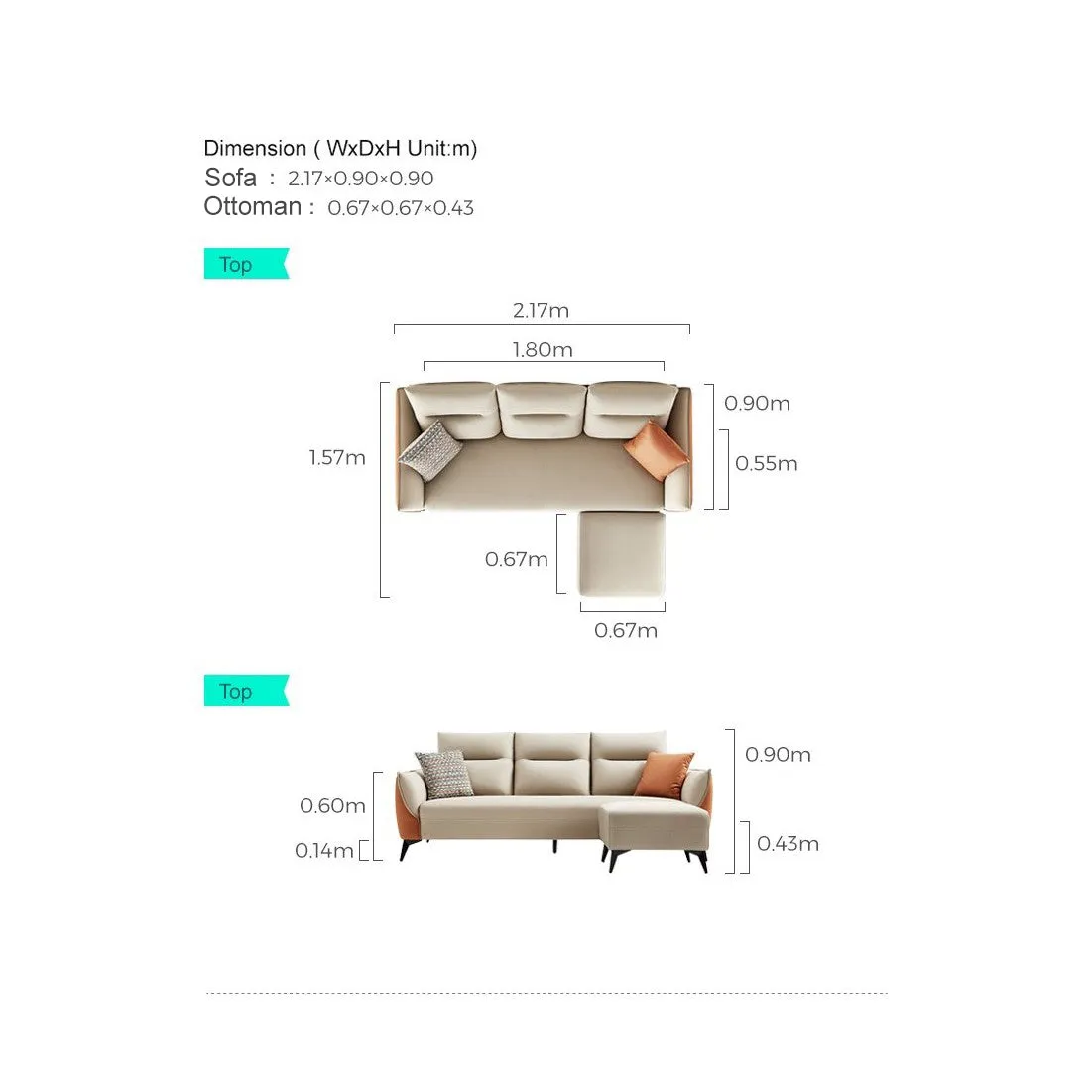 AVERY Versatile Sectional Sofa