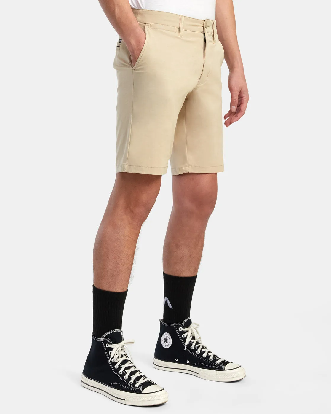 Back In Hybrid Shorts 19" - Khaki