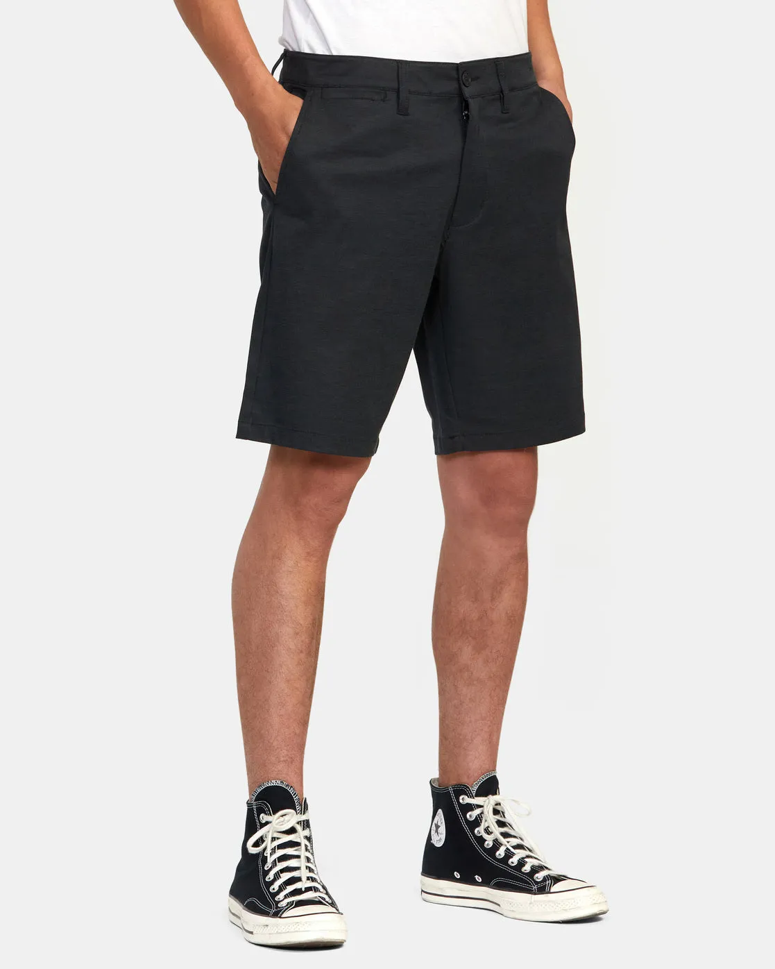 Back In Hybrid Walkshorts 19" - Black