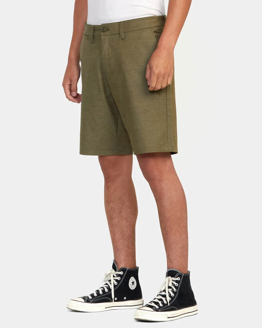 Back In Hybrid Walkshorts 19" - Olive