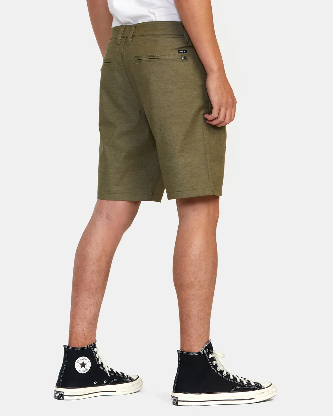 Back In Hybrid Walkshorts 19" - Olive