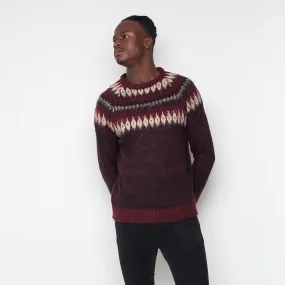 Bellfield - Norwegian - Mens Jumper - Burgundy