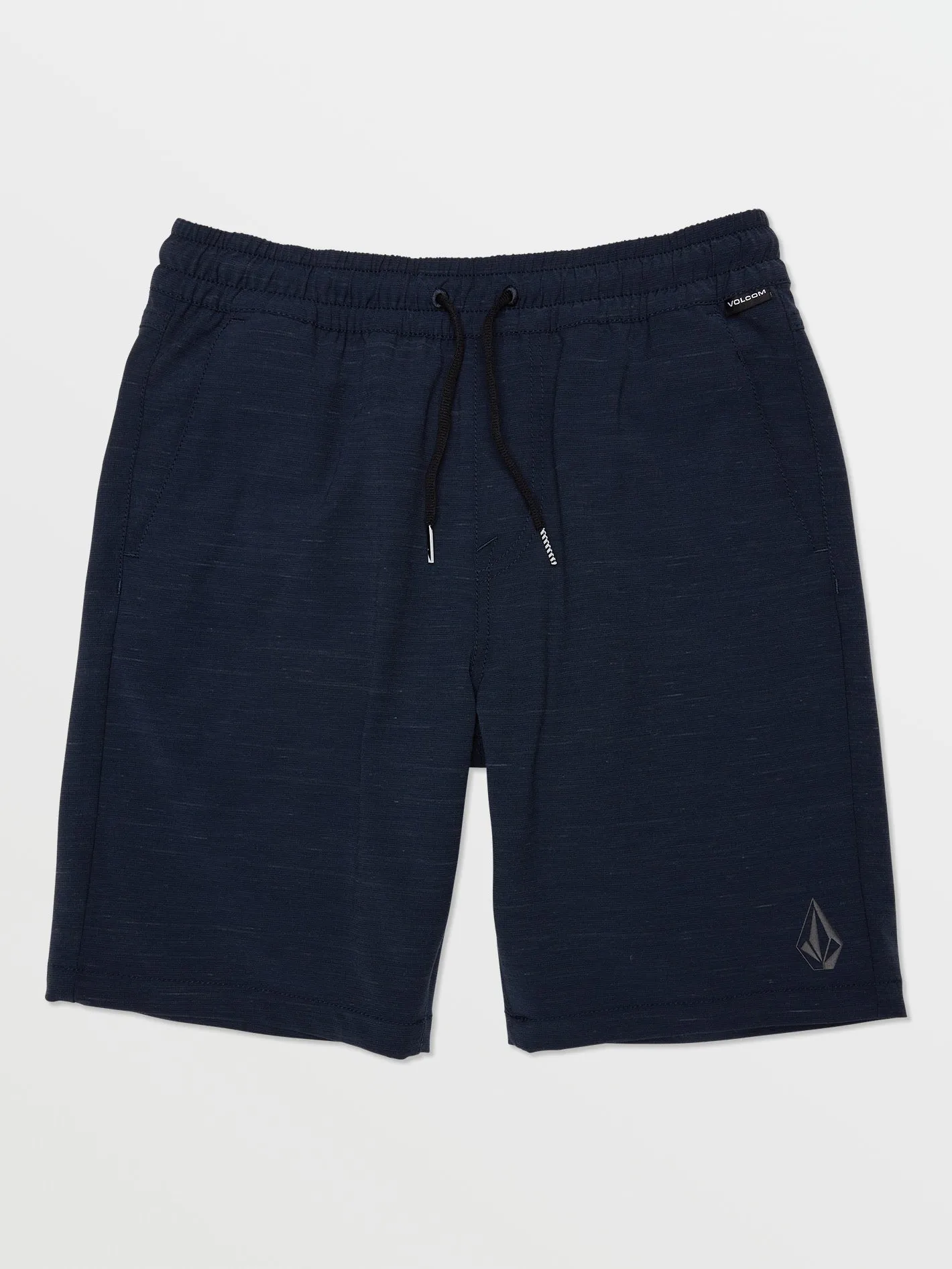 Big Boys Understoned Elastic Waist Hybrid Shorts - Navy