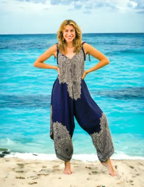 Blue Lotus Mandala Jumpsuit