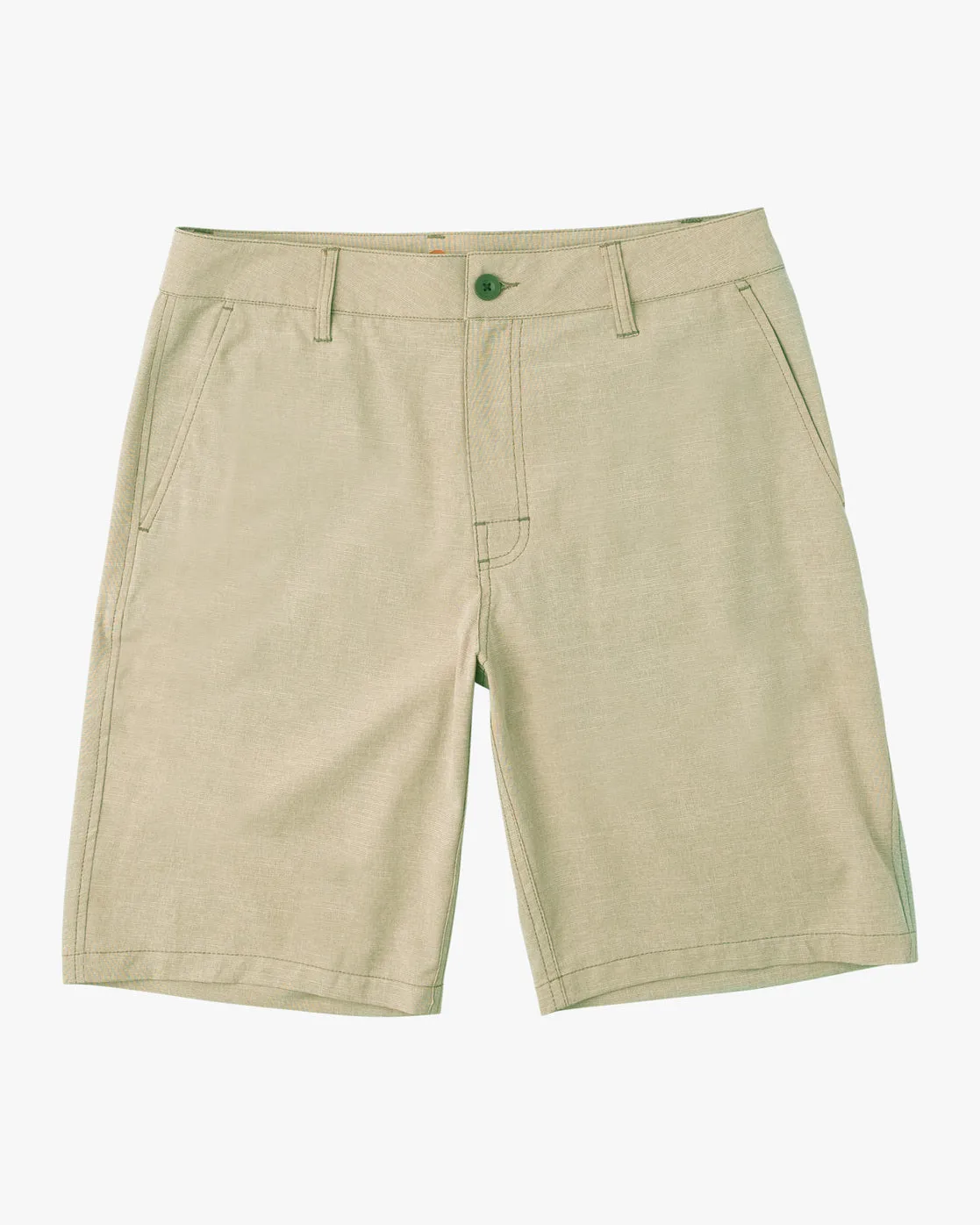 Boys Balance Hybrid 17" Boardshorts - Khaki