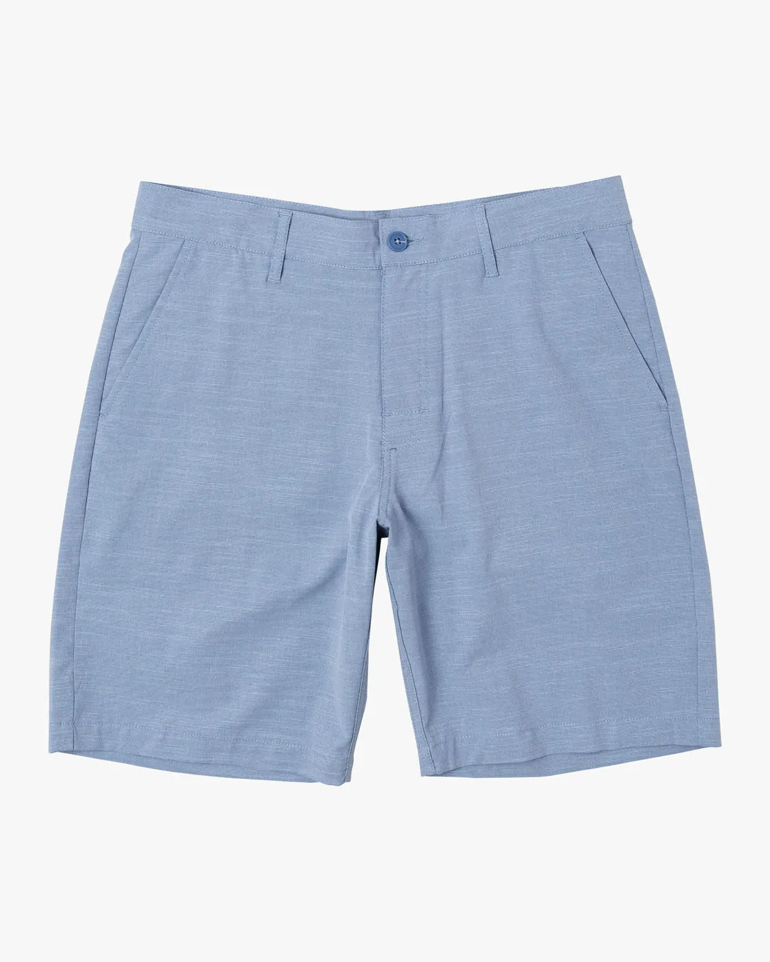 Boys Balance Hybrid 17" Boardshorts - Nautical Blue