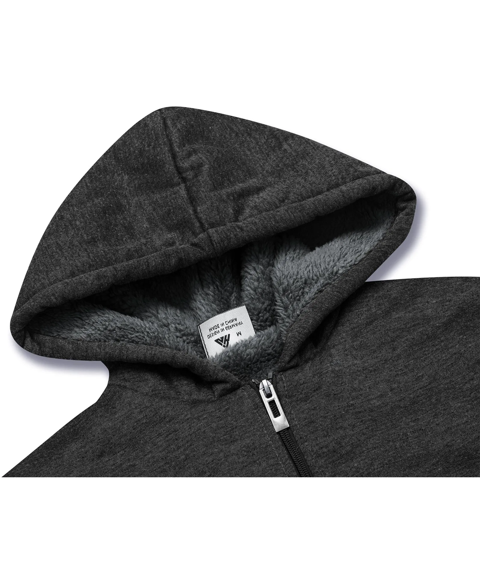 Boy's Sherpa Lined Fleece Hoodie-ZPK005867