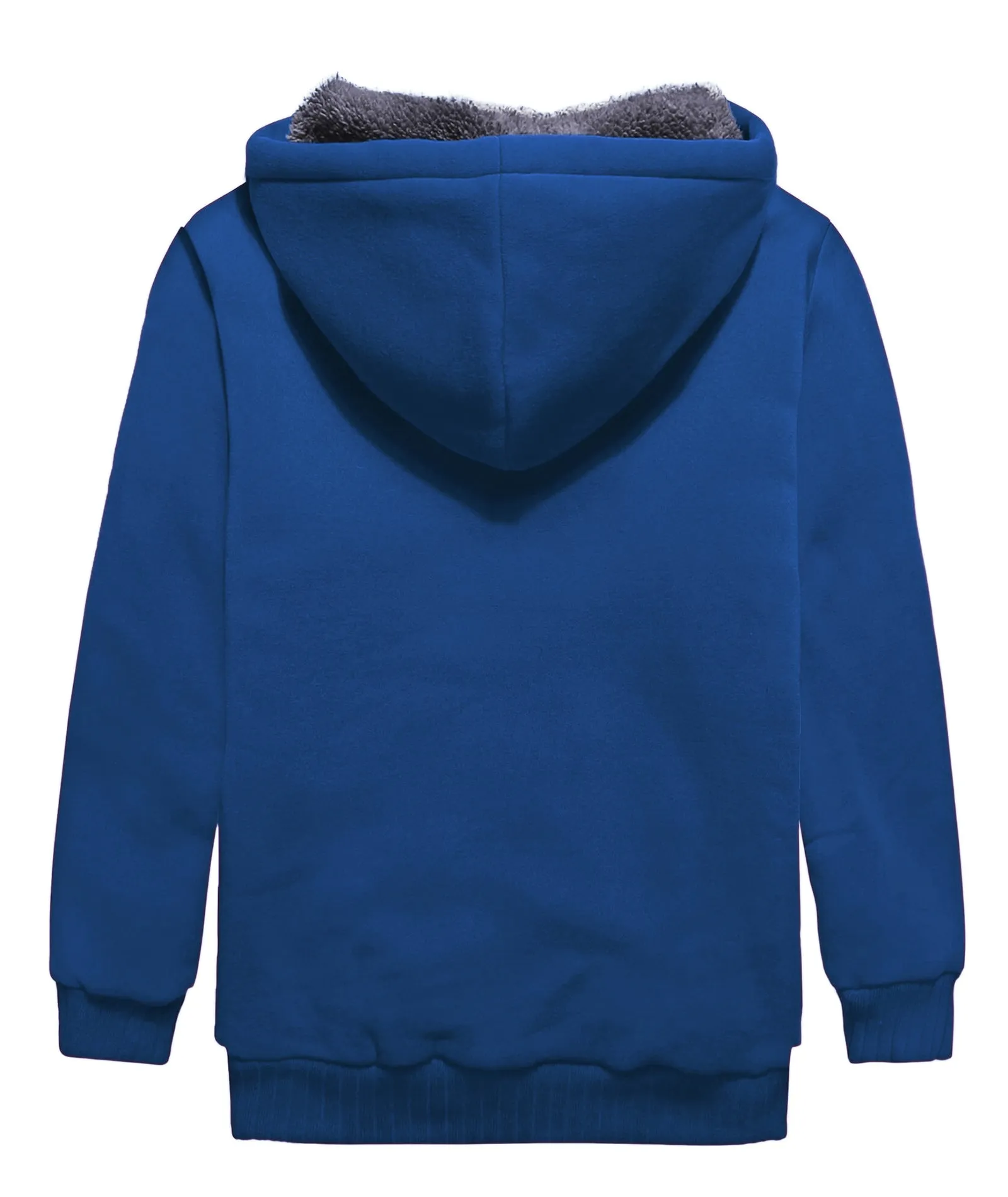 Boy's Sherpa Lined Fleece Hoodie-ZPK005867