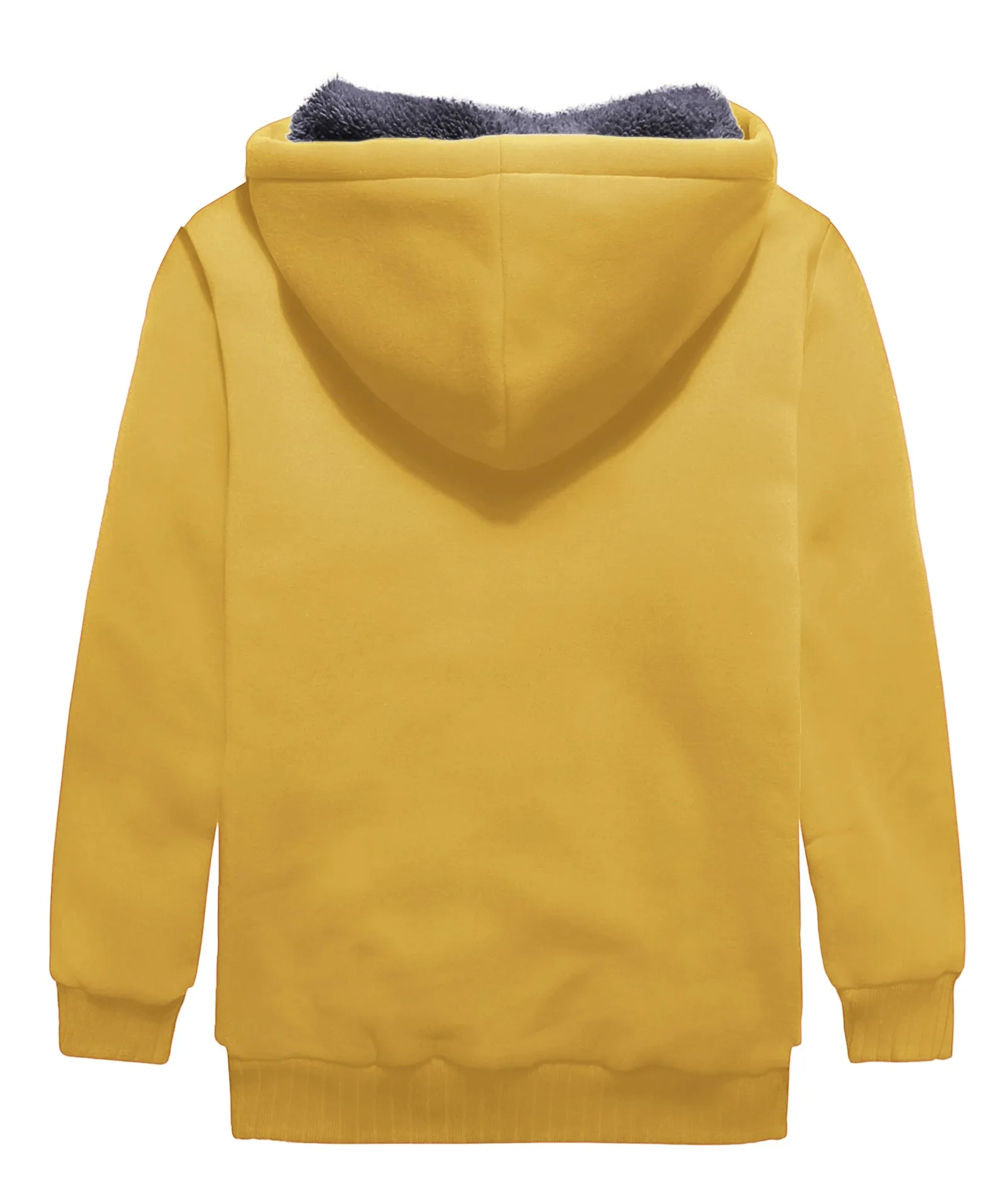 Boy's Sherpa Lined Fleece Hoodie-ZPK005867