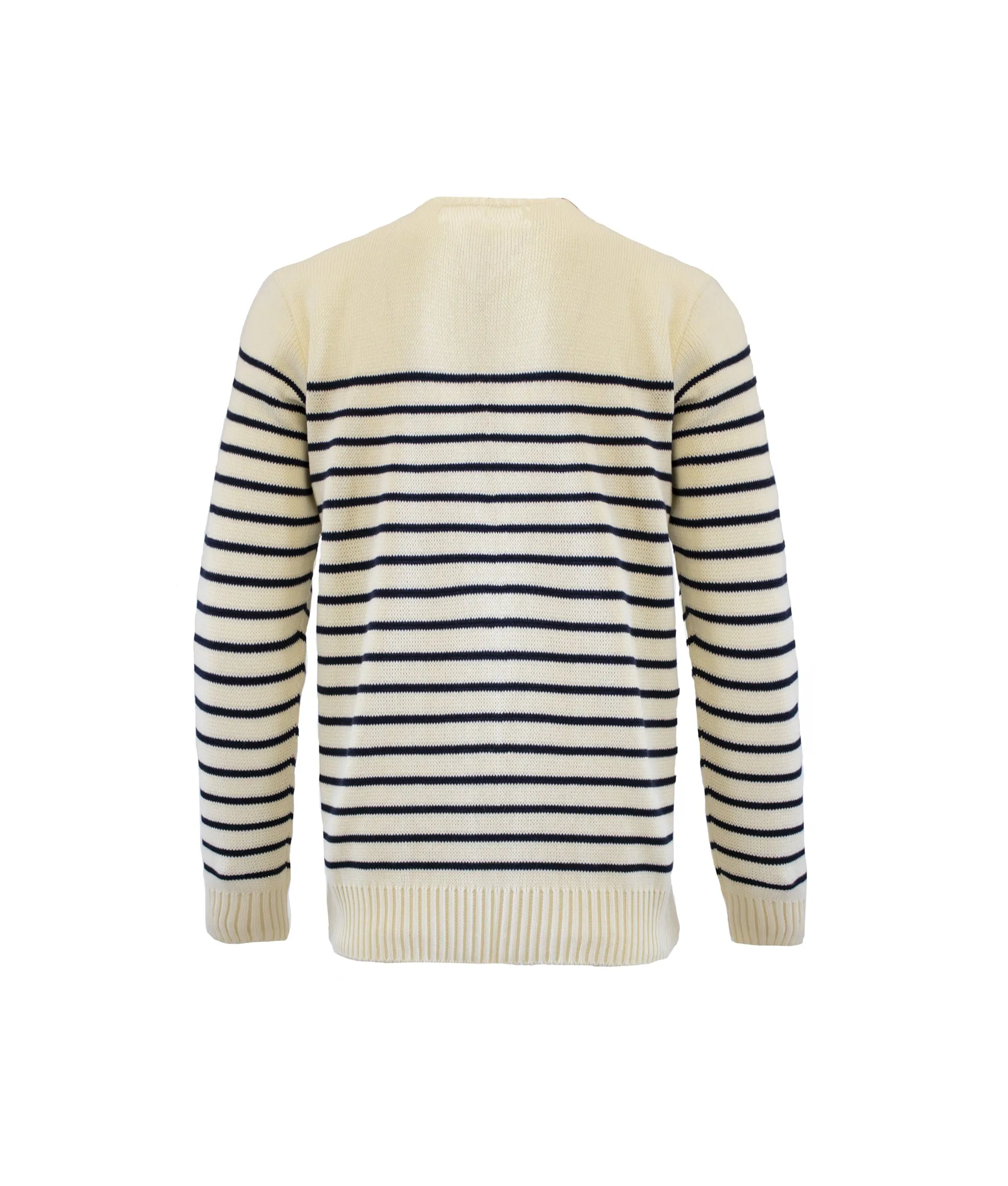 Breton Stripe Sweatshirt - Natural