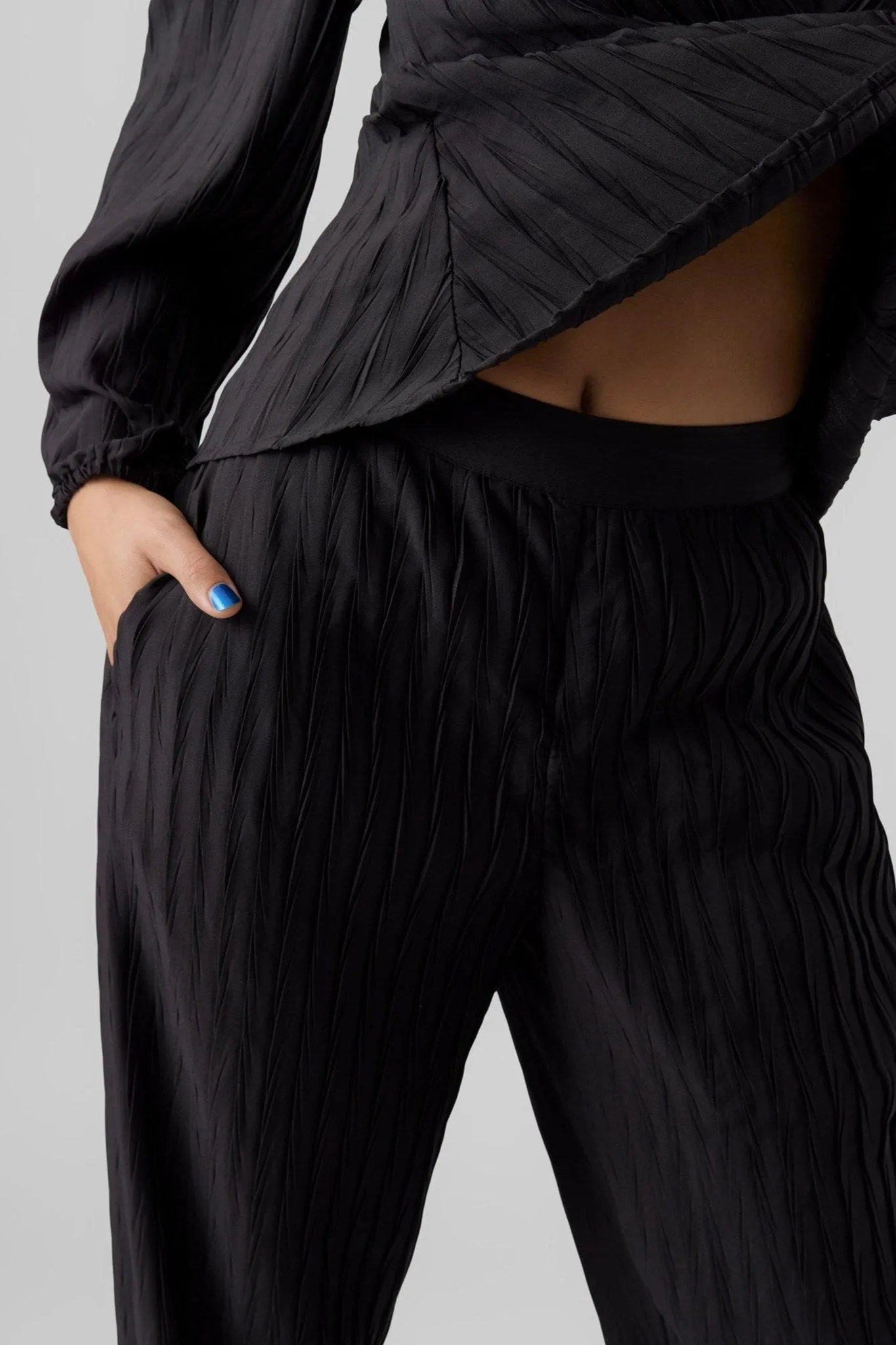 Carrie Wide Pants - Black