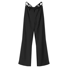 Casual Loose Straight Pants For Women High Waist Solid Minimalist Wide Leg Pant Female Autumn Clothing Fashion