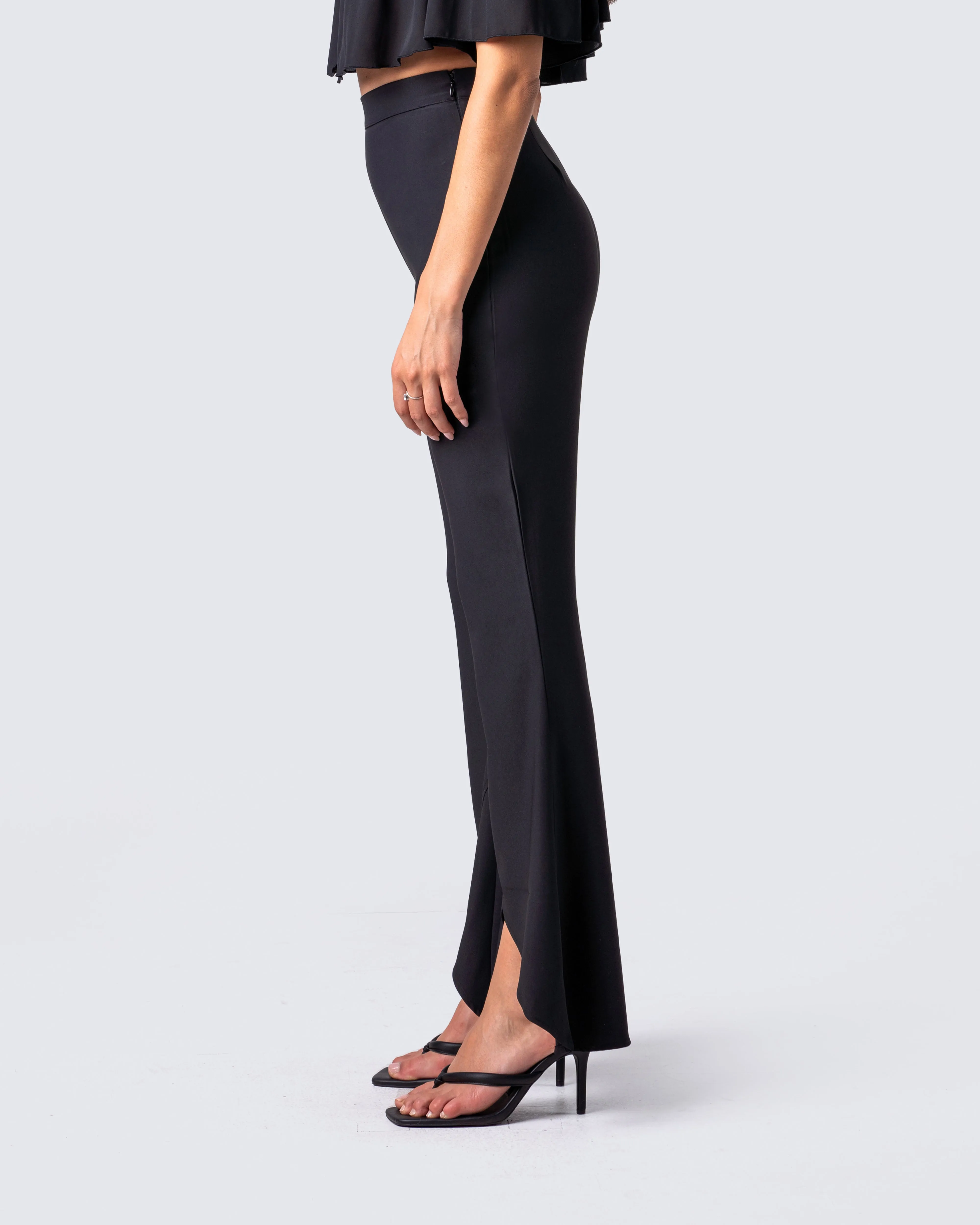 Catalina Black High Waist Pant