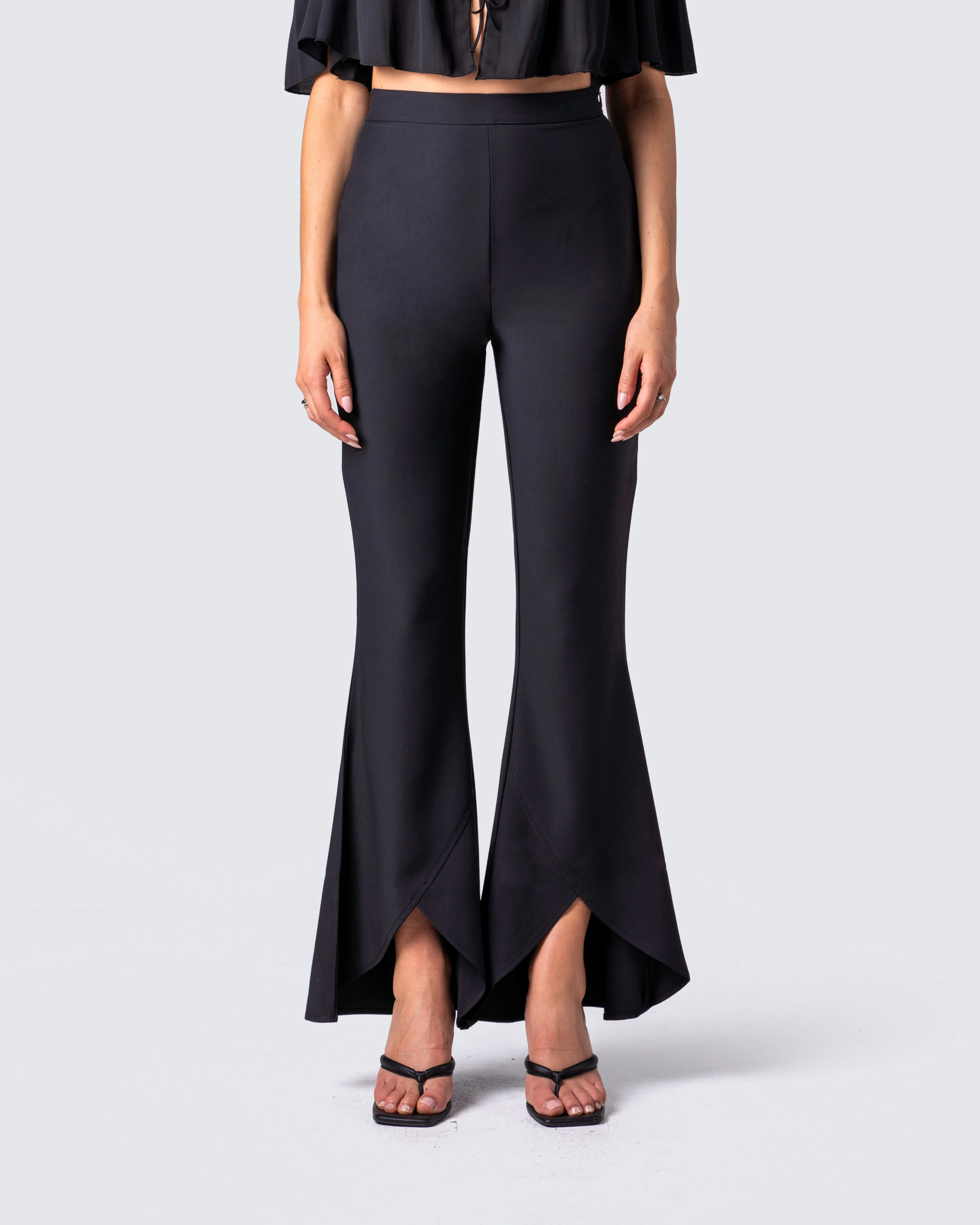 Catalina Black High Waist Pant