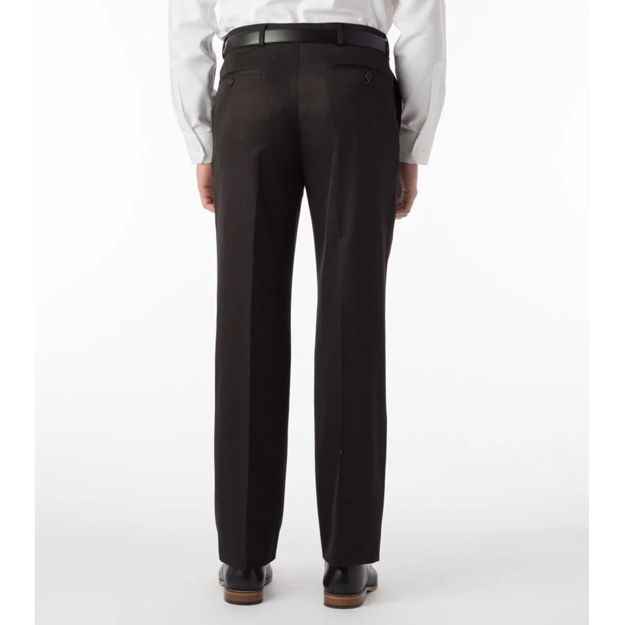 Comfort-EZE Micro Nano Performance Gabardine Trouser in Black (Dunhill Traditional Fit) by Ballin