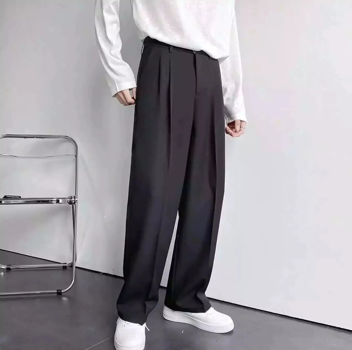 Comfort Flex Wide-Leg Pants