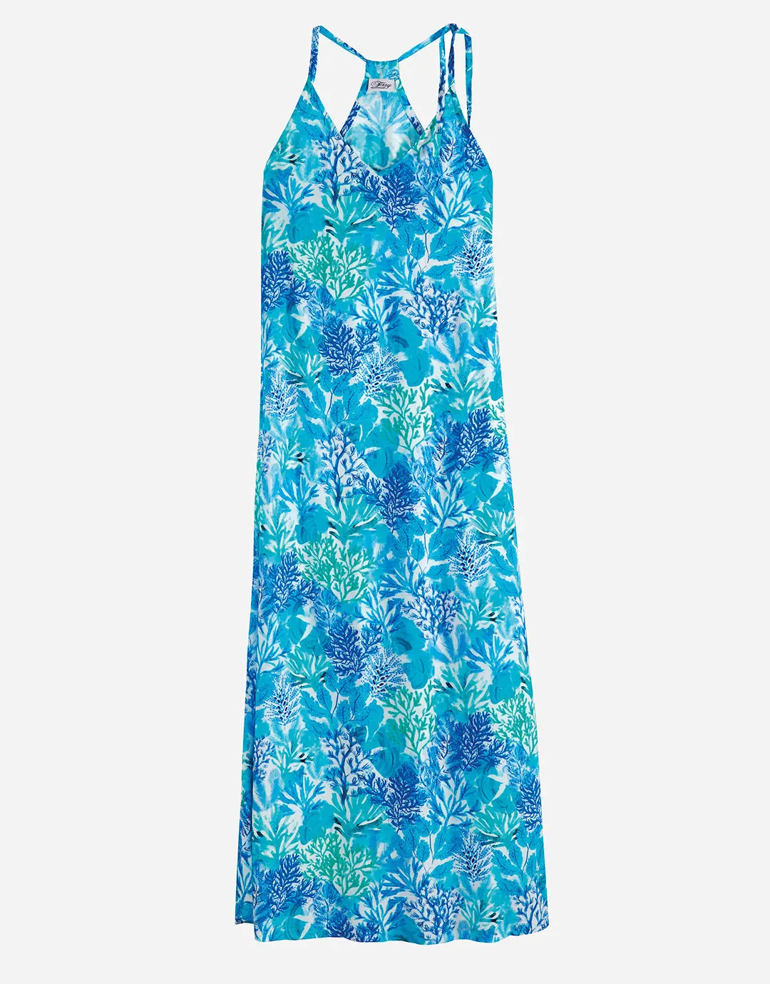 Coral Maxi Dress - Turquoise