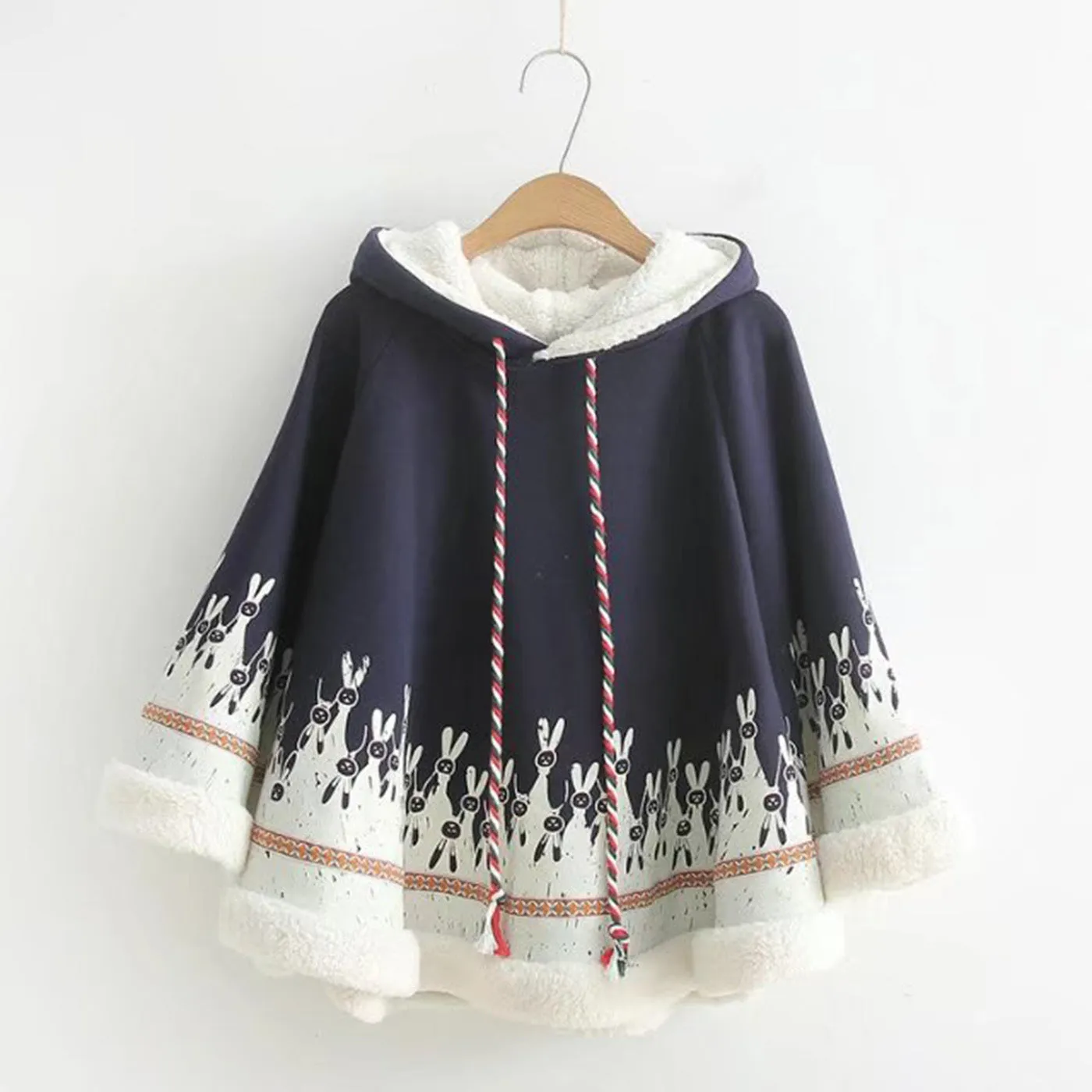 CORIRESHA Mori Girl Rabbit Cape