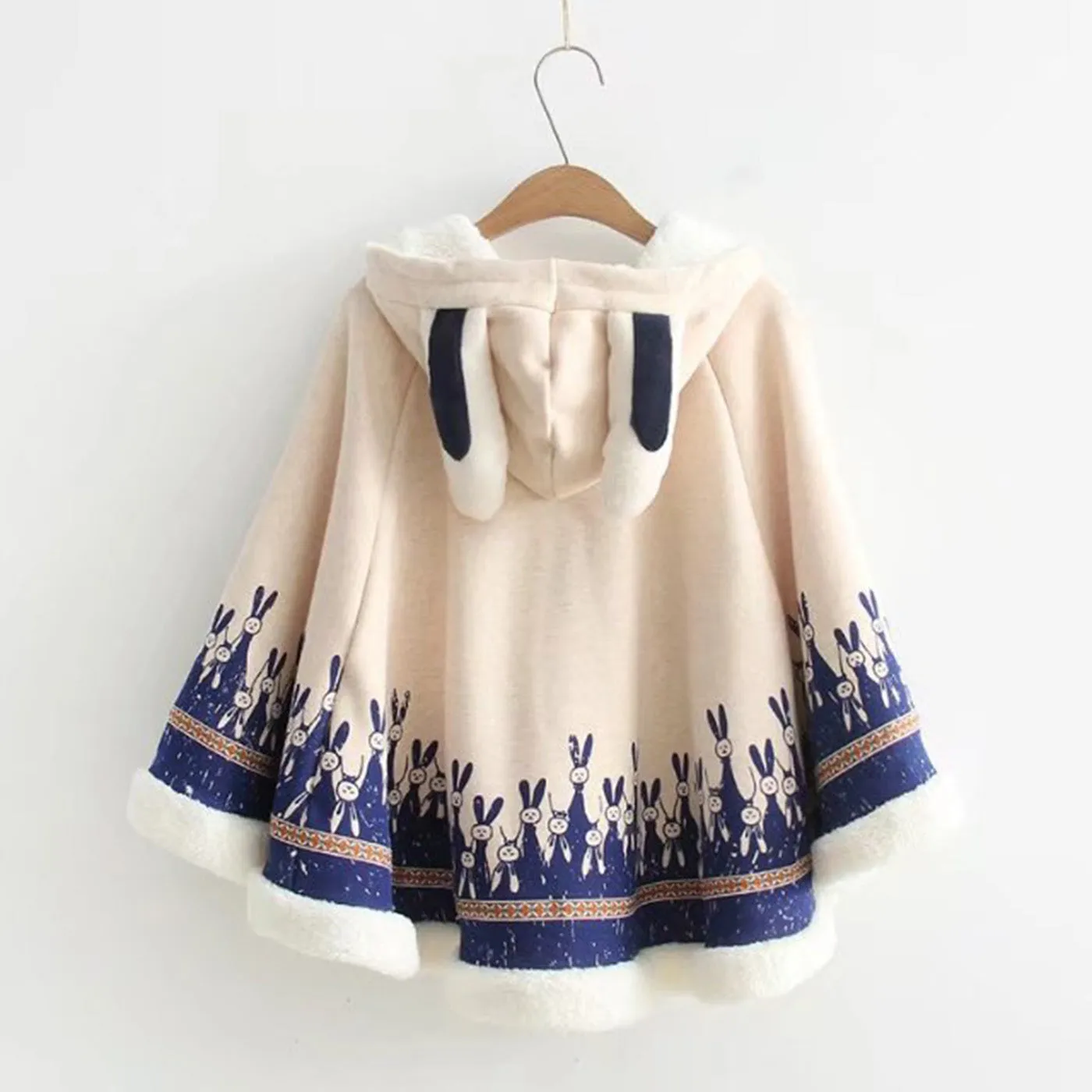 CORIRESHA Mori Girl Rabbit Cape