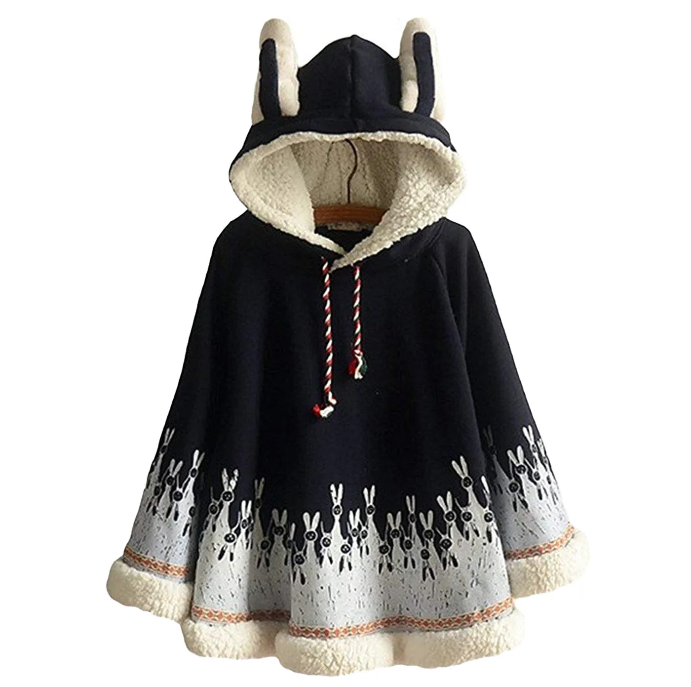 CORIRESHA Mori Girl Rabbit Cape