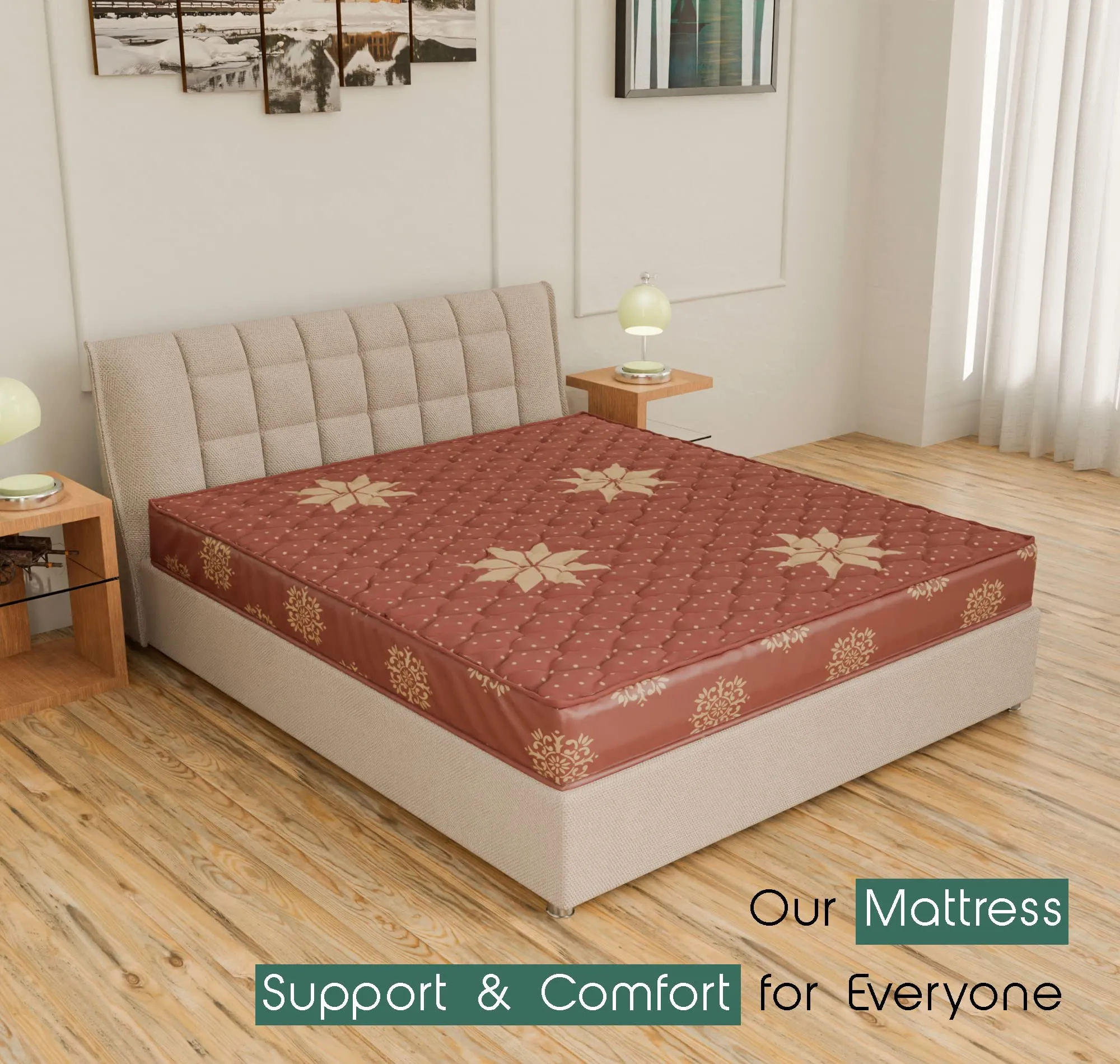 Curious Lifestyle High High Density EPE Foam 5 inch Dual Comfort Mattress