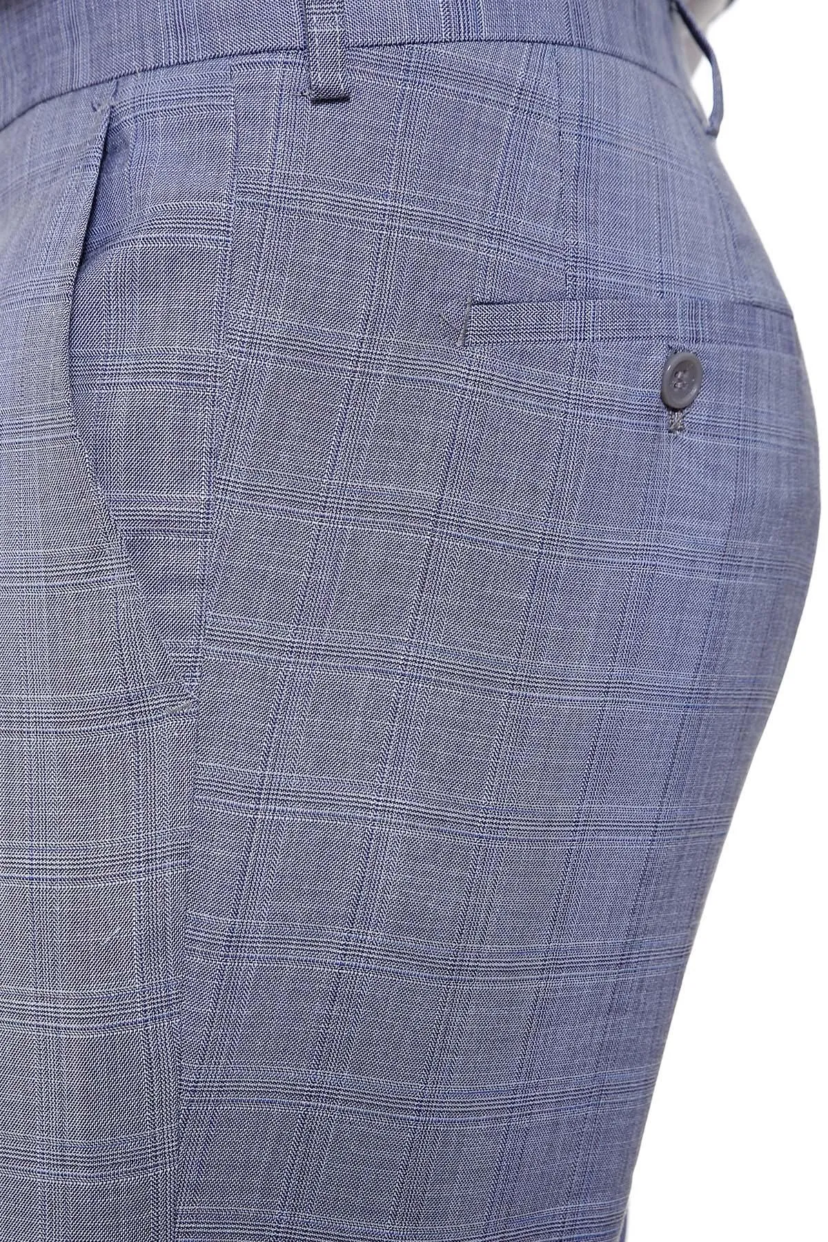 Dress Pant Slim fit Blue Grey