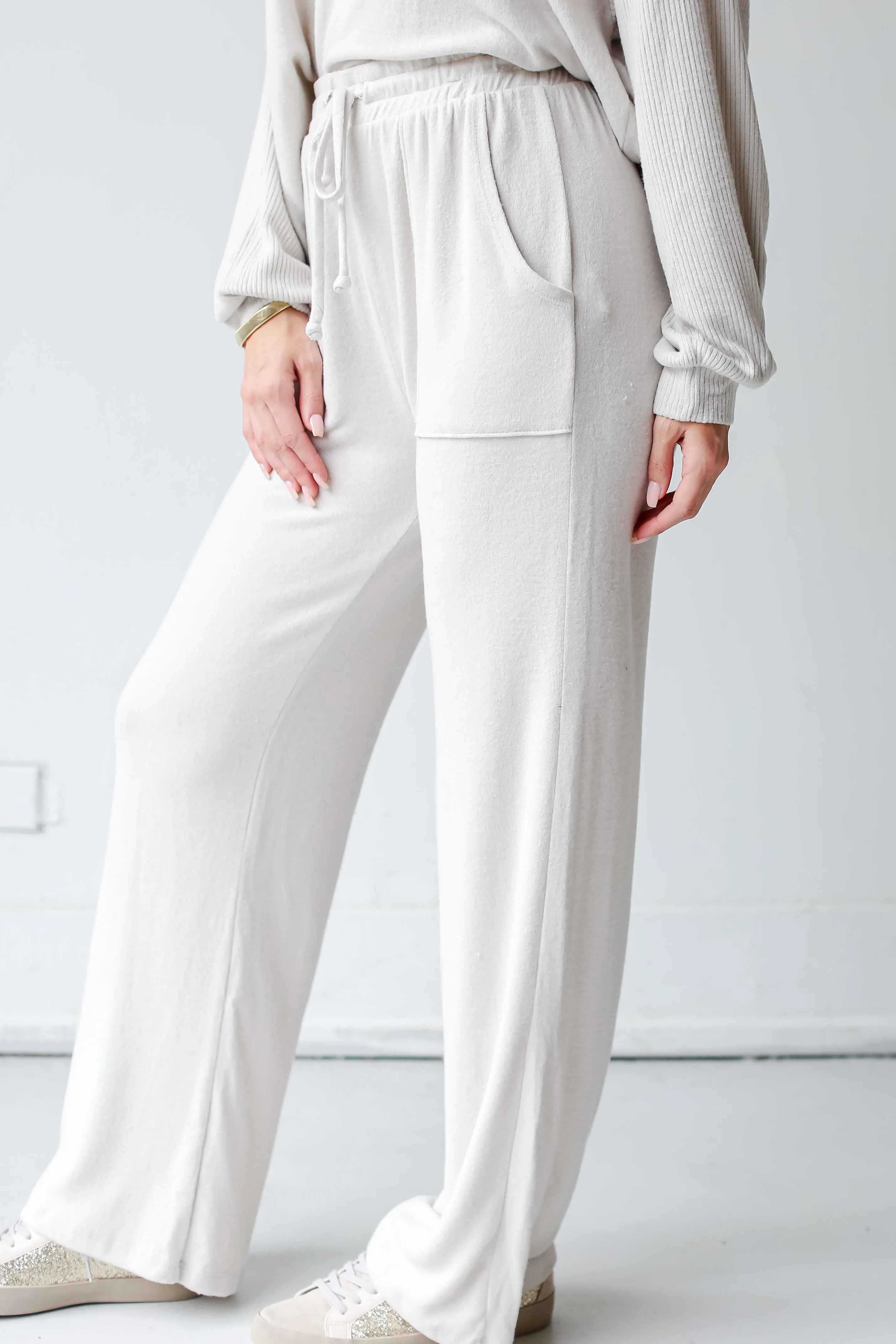 FINAL SALE - Favorite Cuddles Brushed Knit Lounge Pants