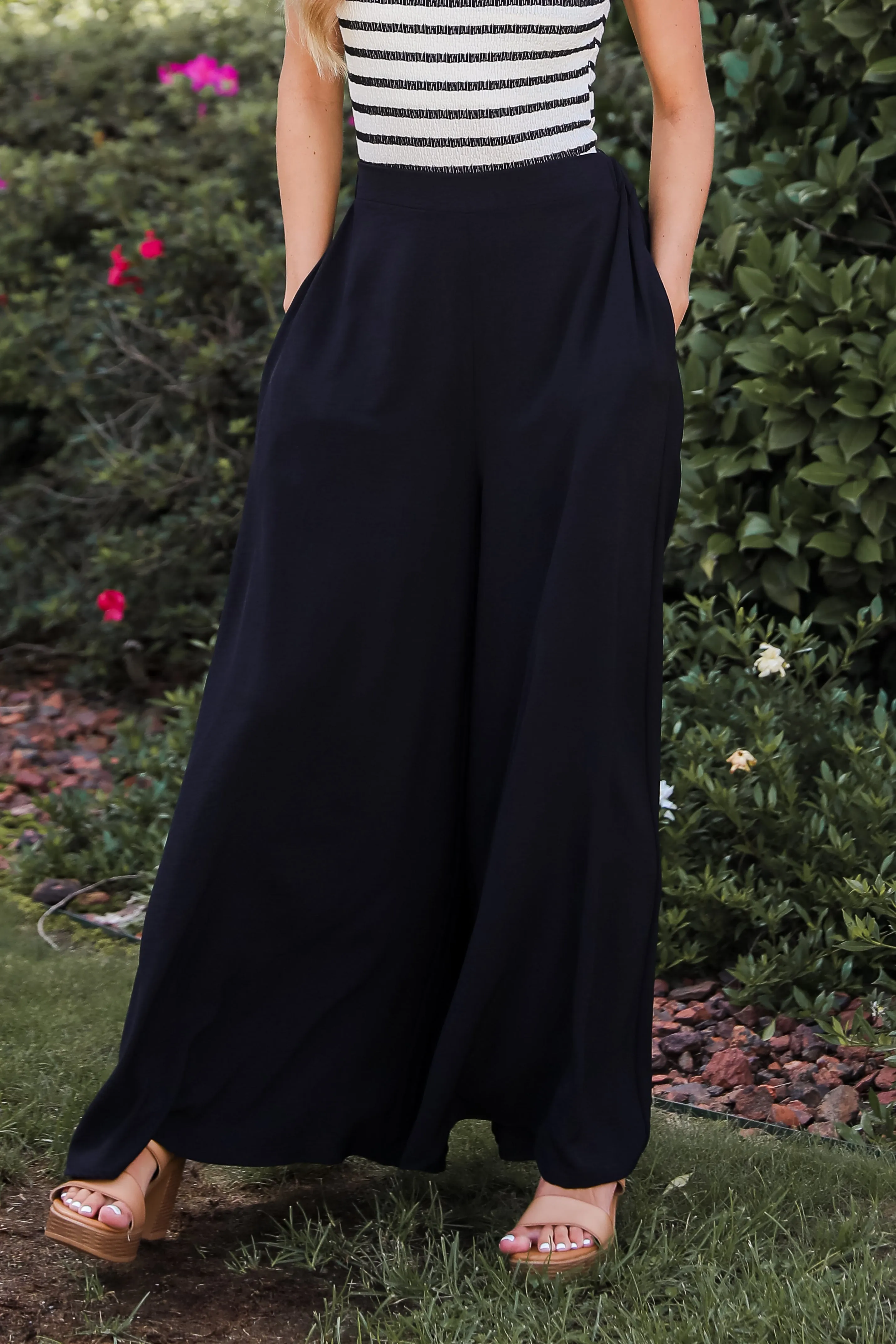 FINAL SALE - Iconic Chicness Wide Leg Pants