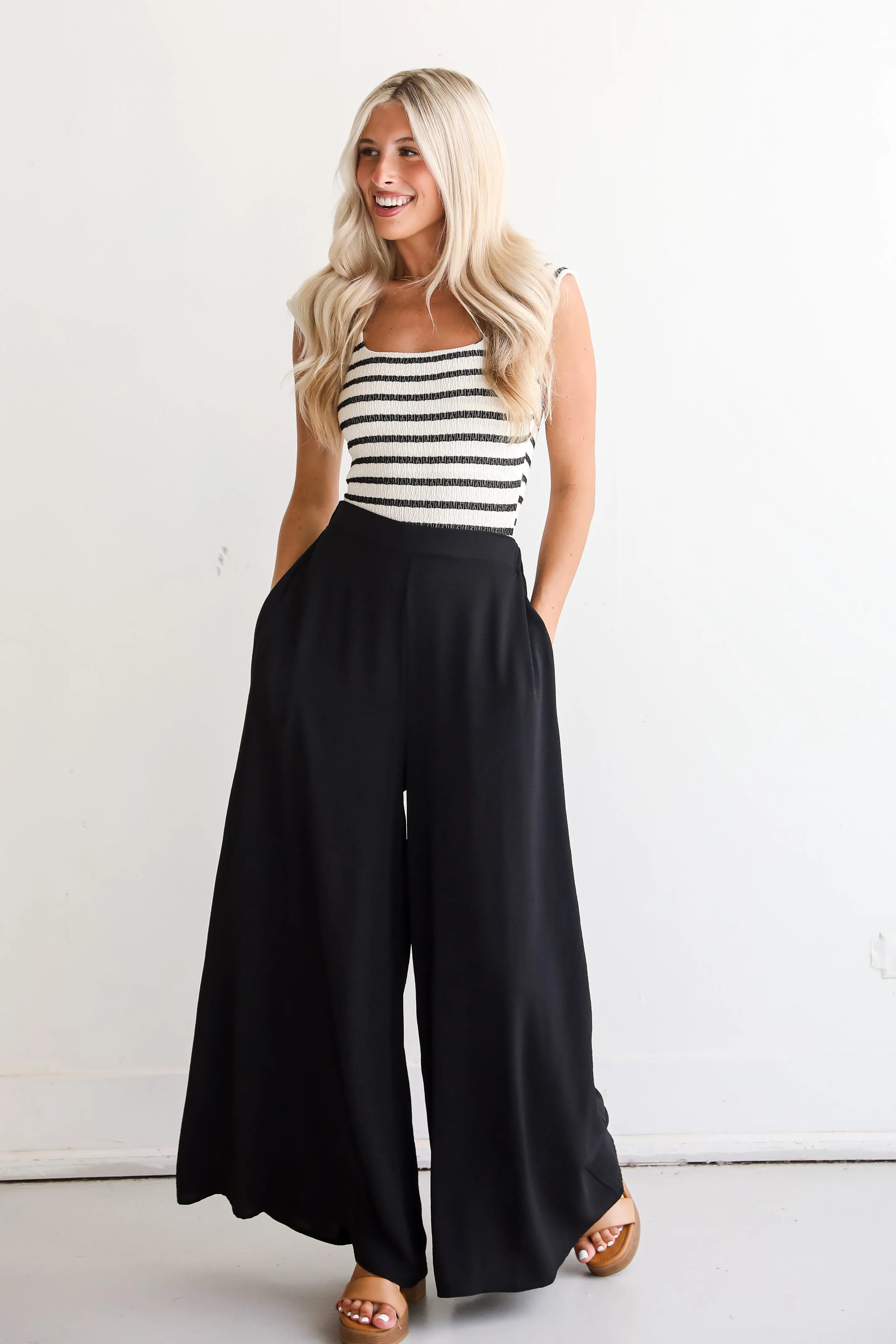 FINAL SALE - Iconic Chicness Wide Leg Pants