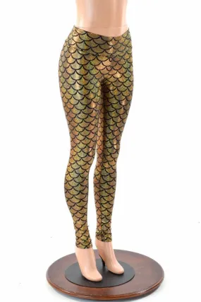 Gold Mermaid Leggings