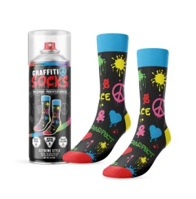 Graffiti Spray Paint Socks