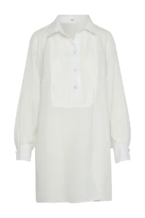 Guayabera Linen Shirt / White