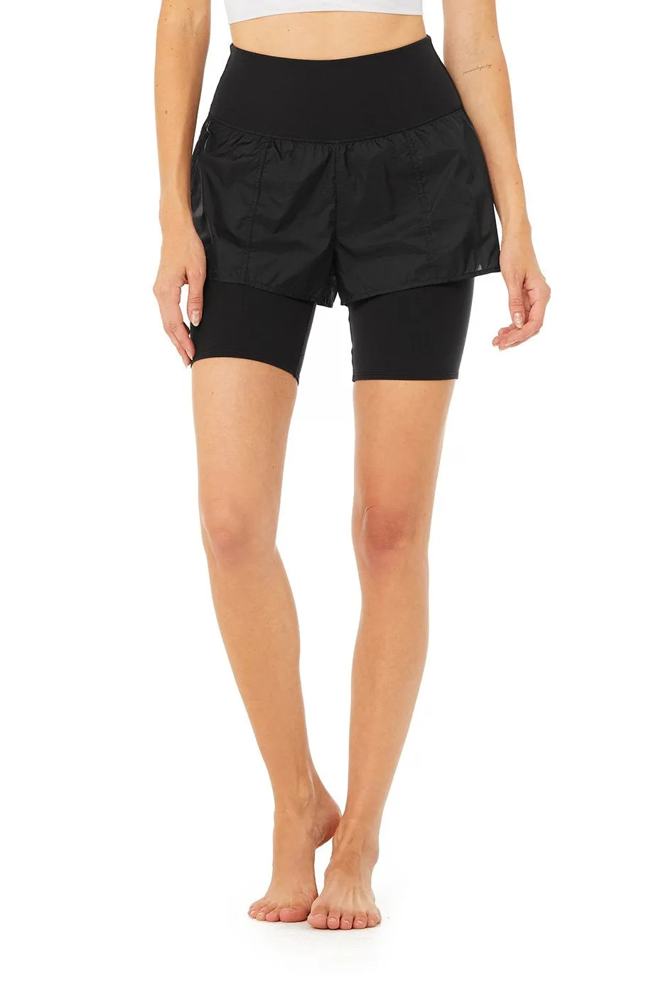 High-Waist Circuit Short - Black