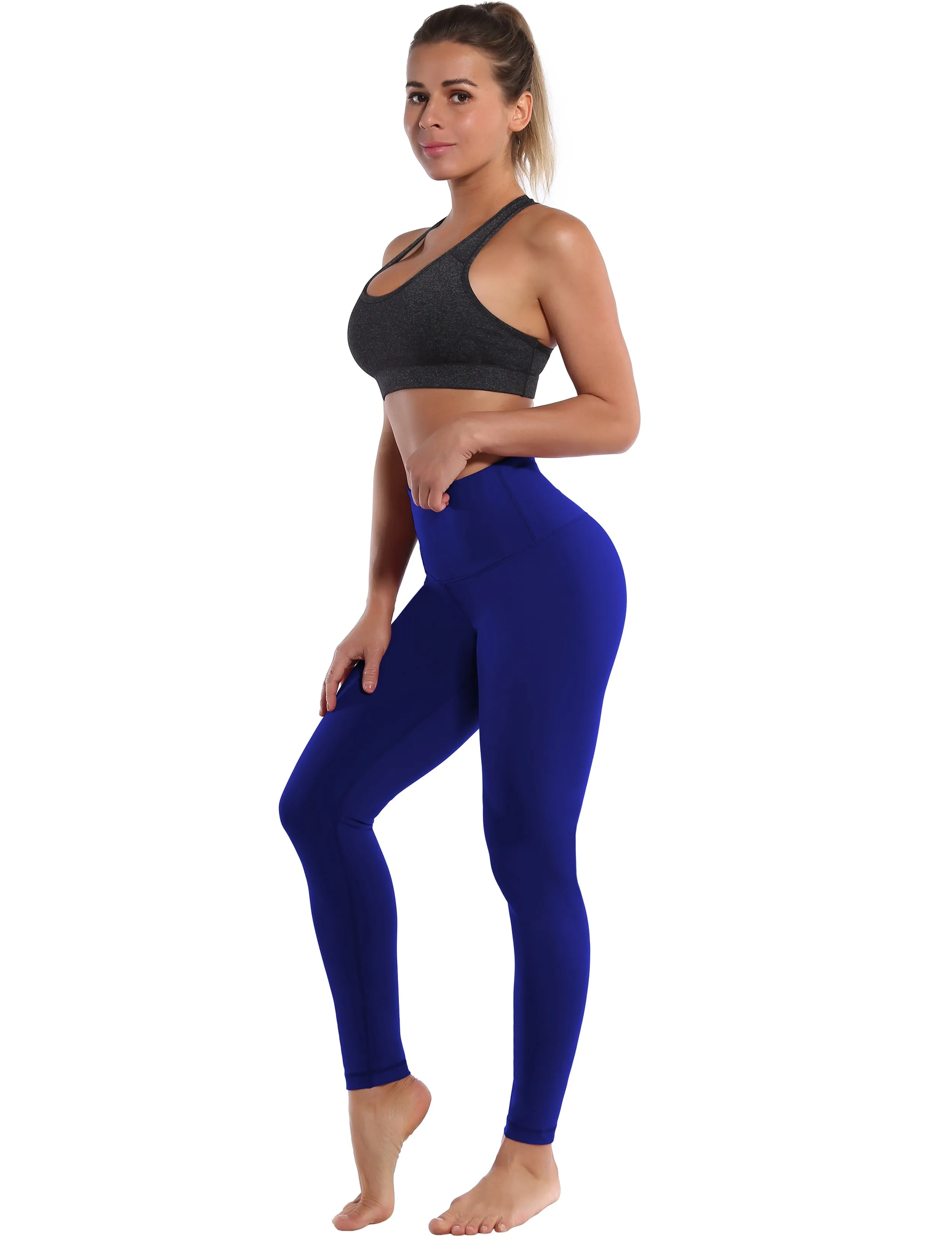 High Waist Jogging Pants navy_Jogging