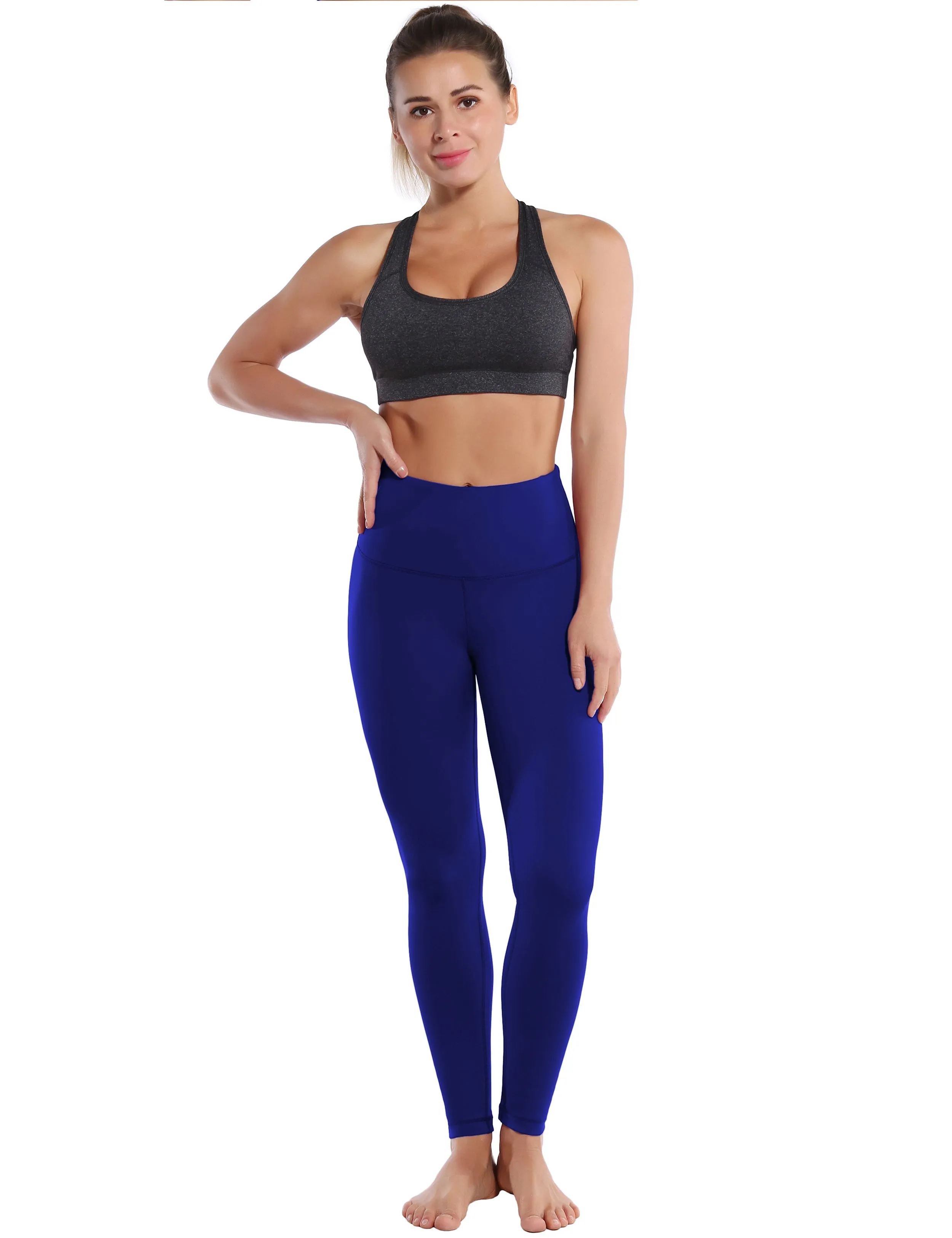 High Waist Jogging Pants navy_Jogging