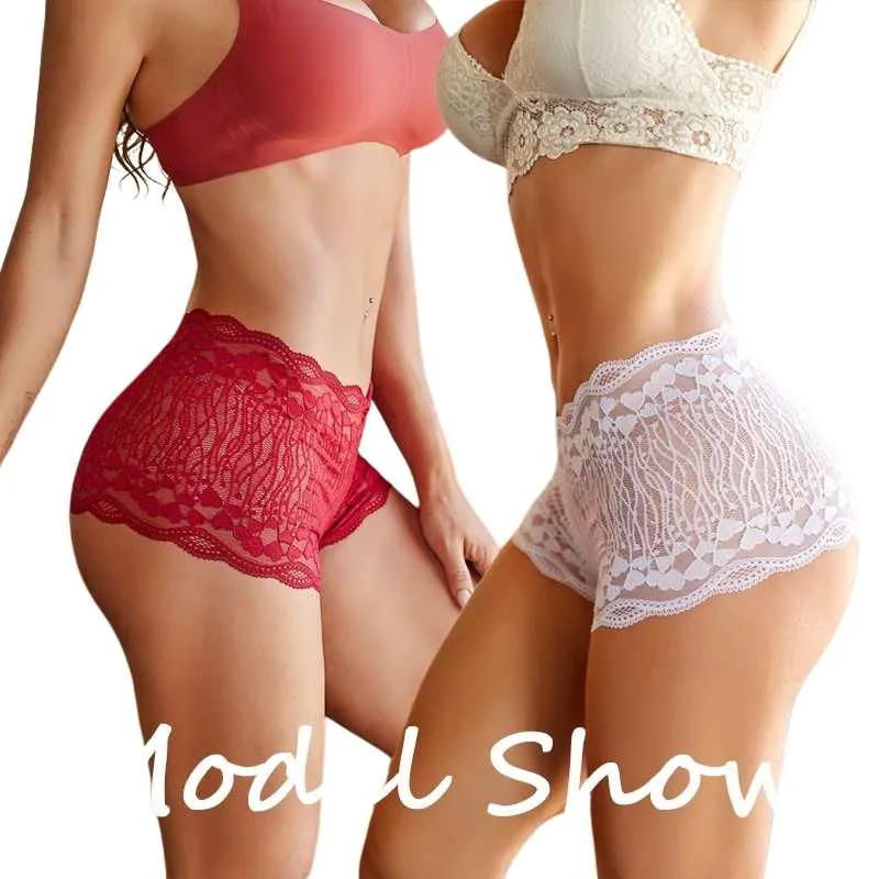 High-waist Lace French Panties